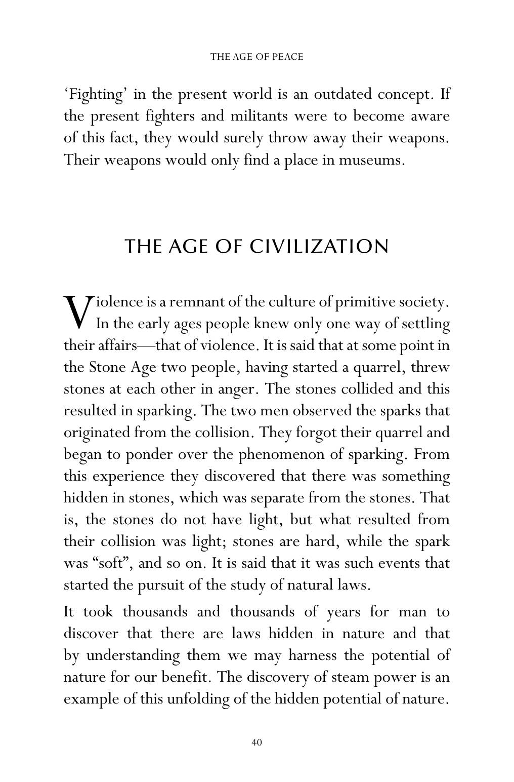 The printed page