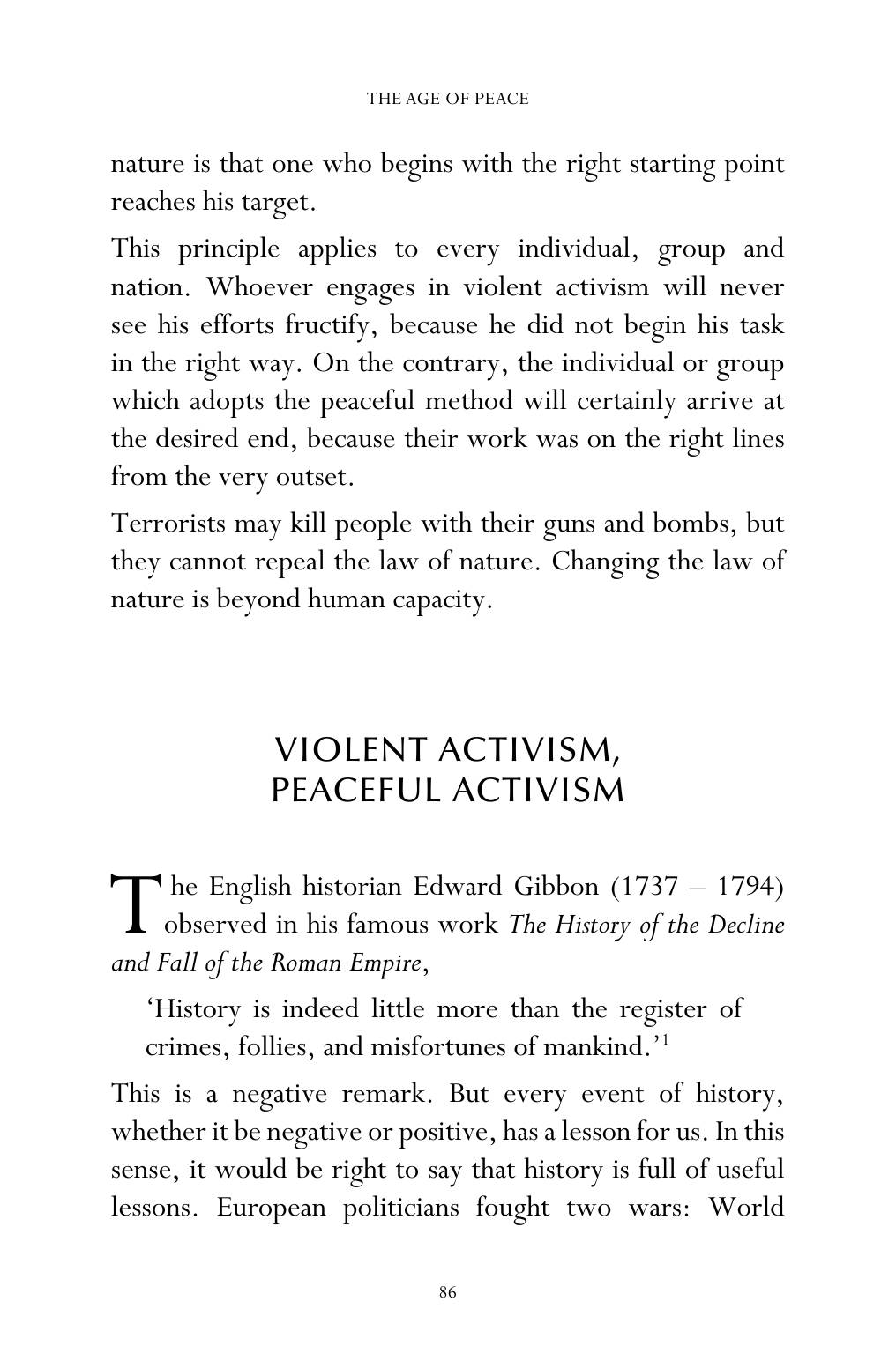 The printed page