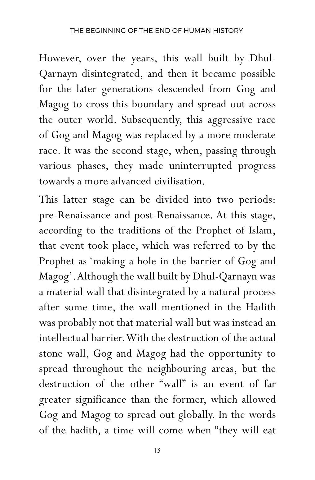 The printed page