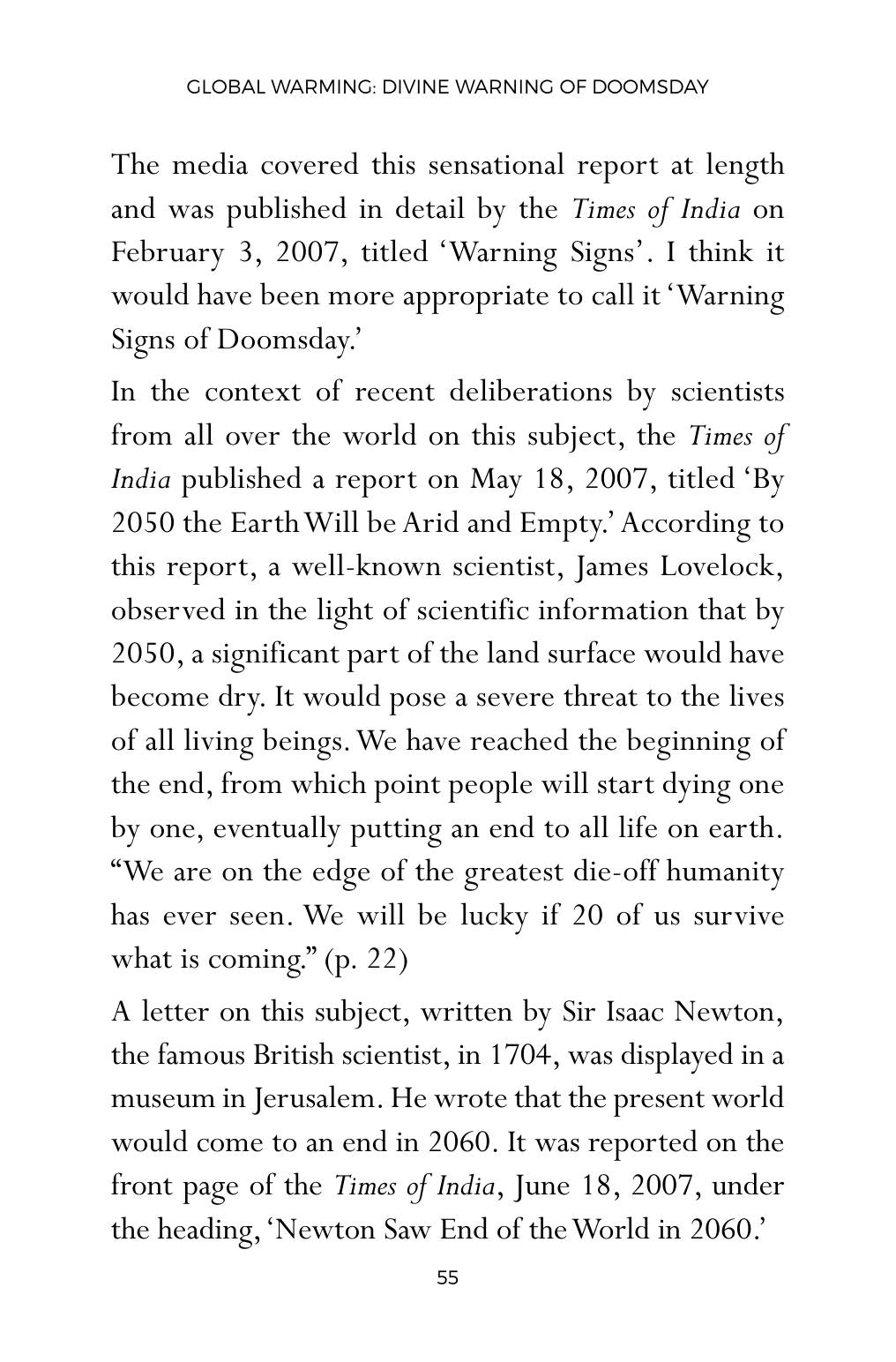 The printed page