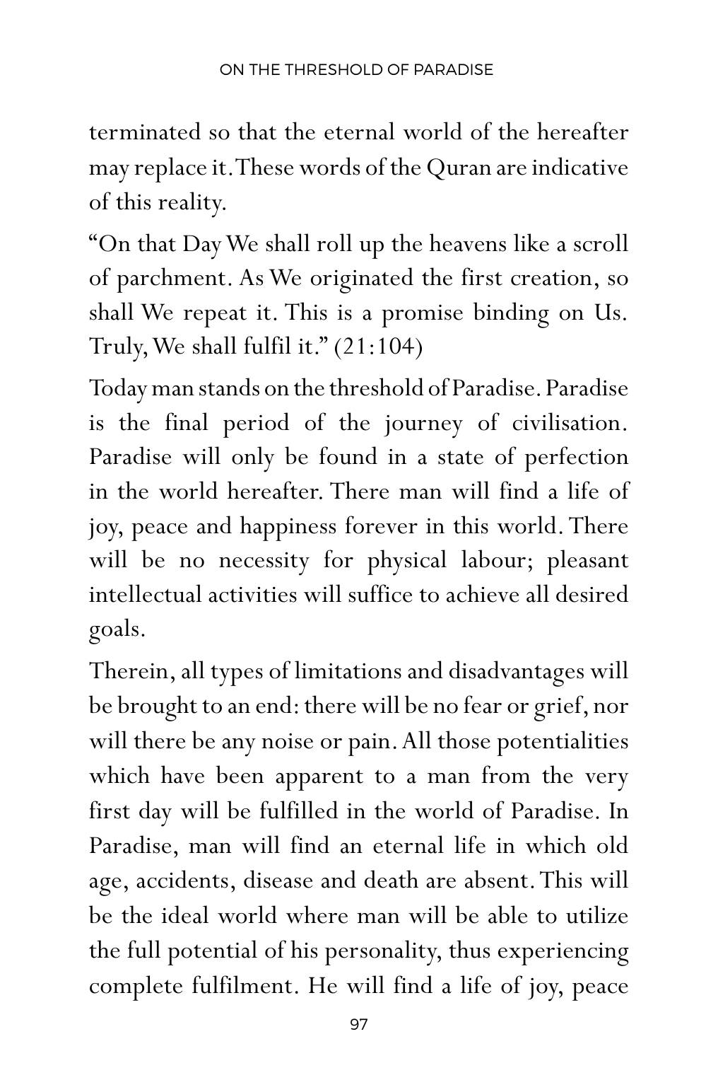 The printed page