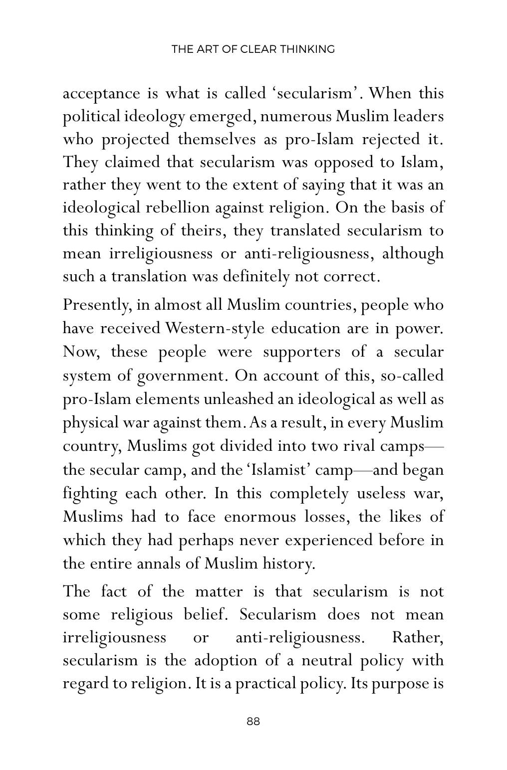 The printed page