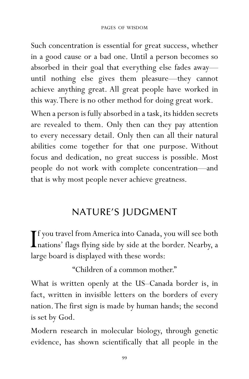 The printed page