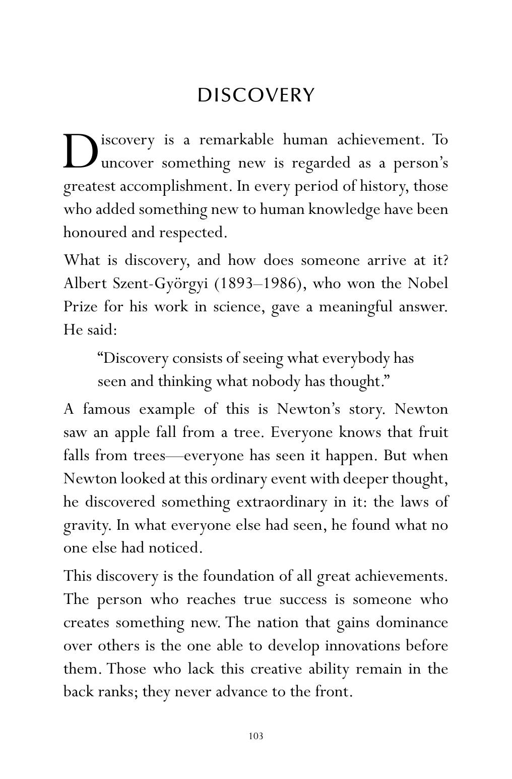 The printed page