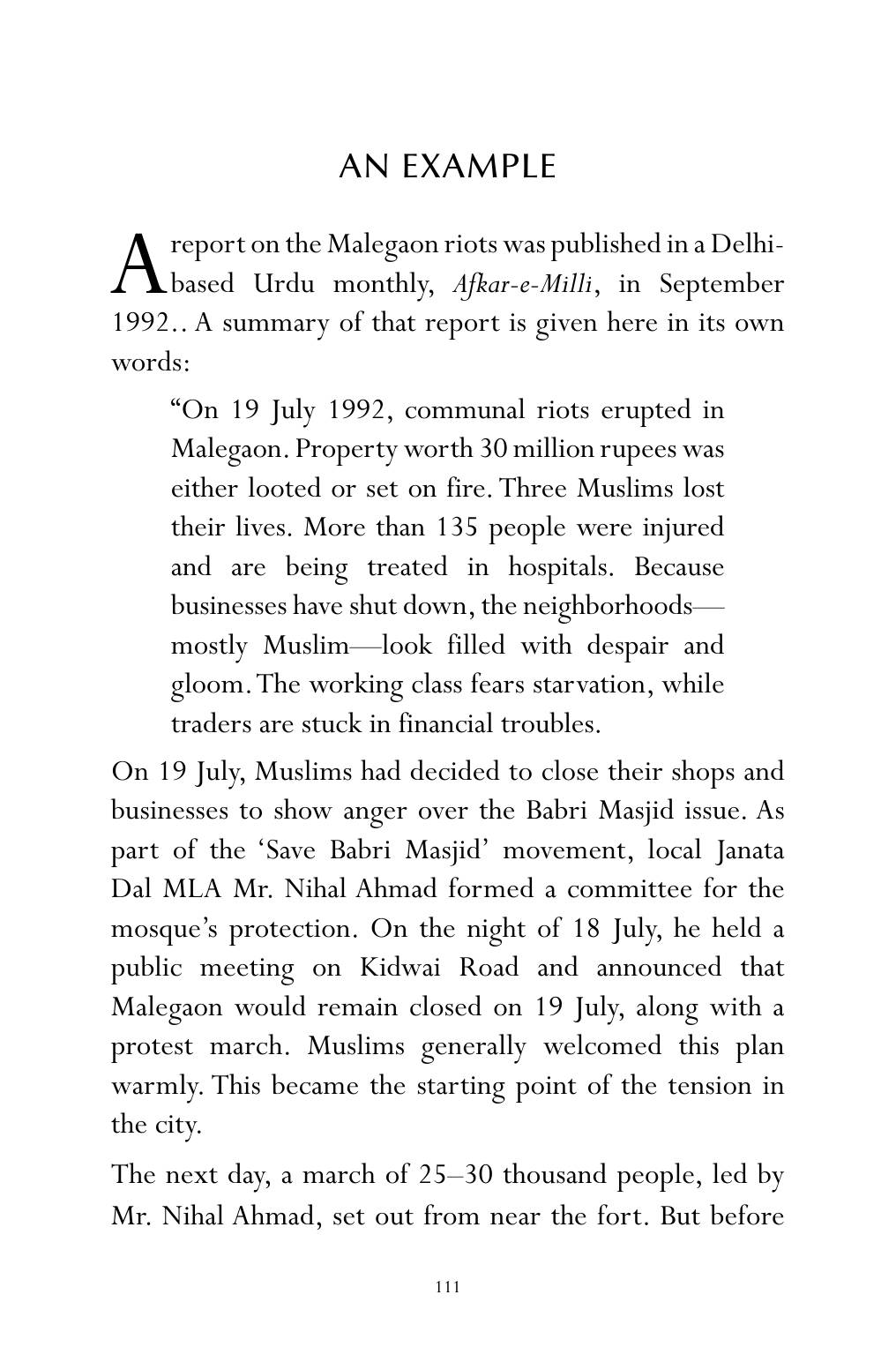 The printed page