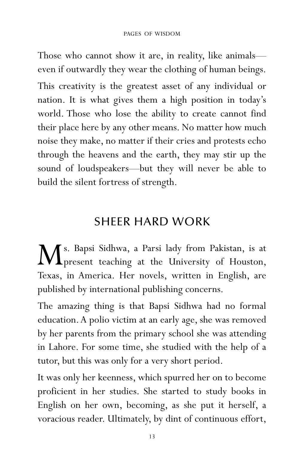 The printed page