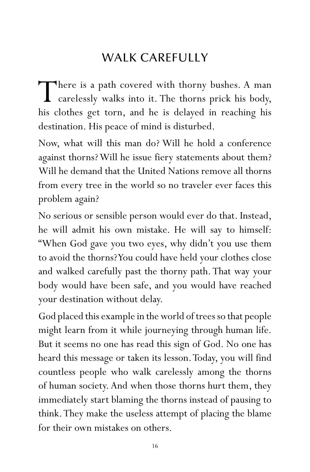 The printed page
