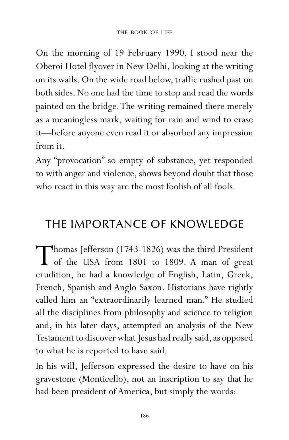 The printed page