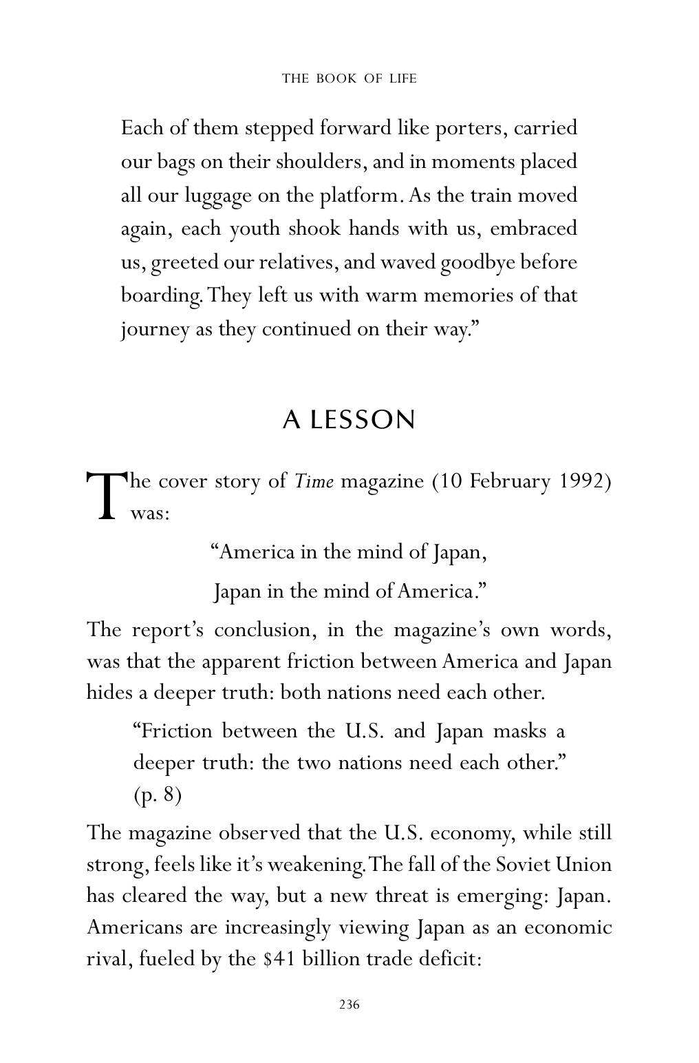 The printed page