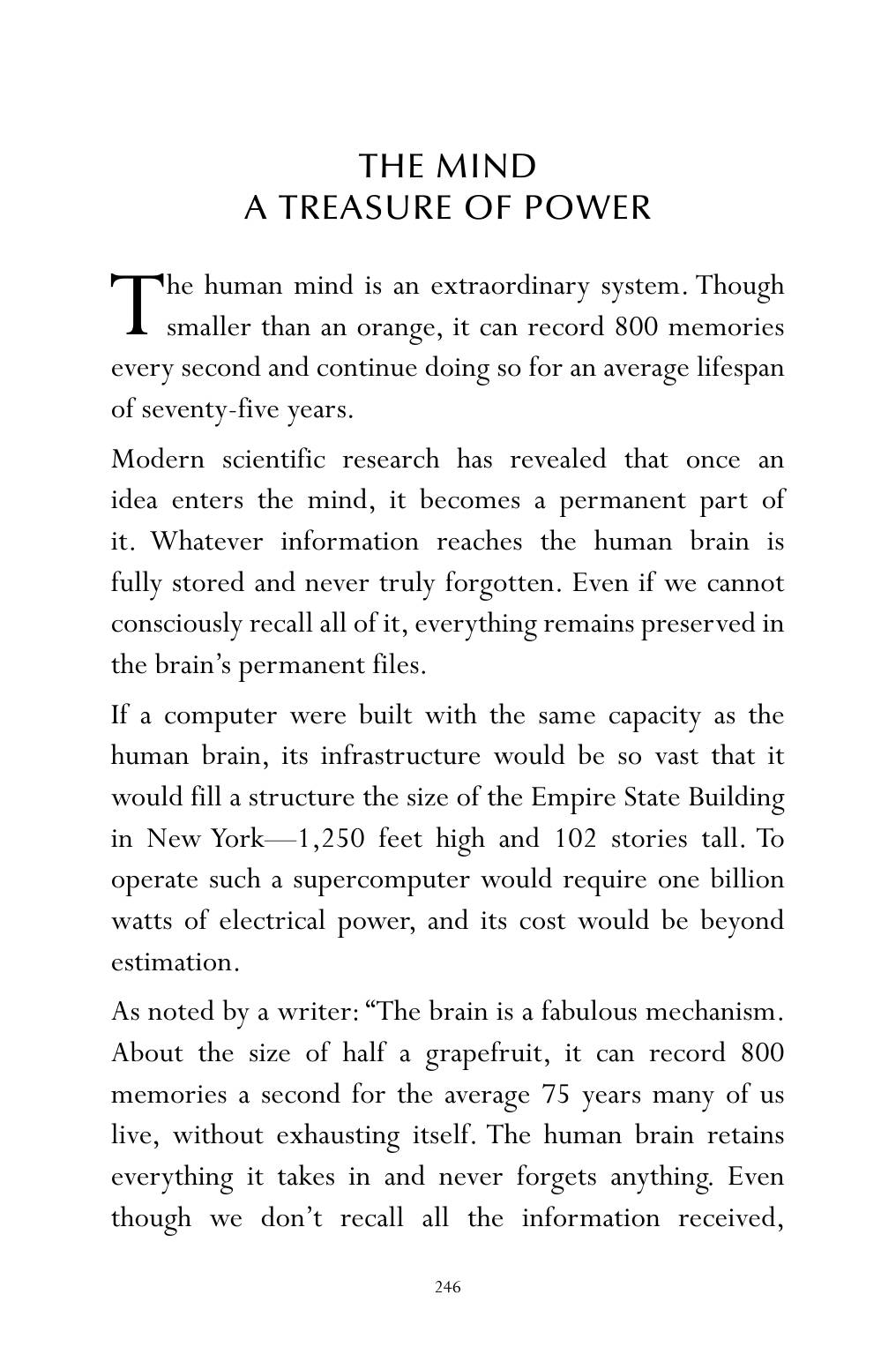 The printed page