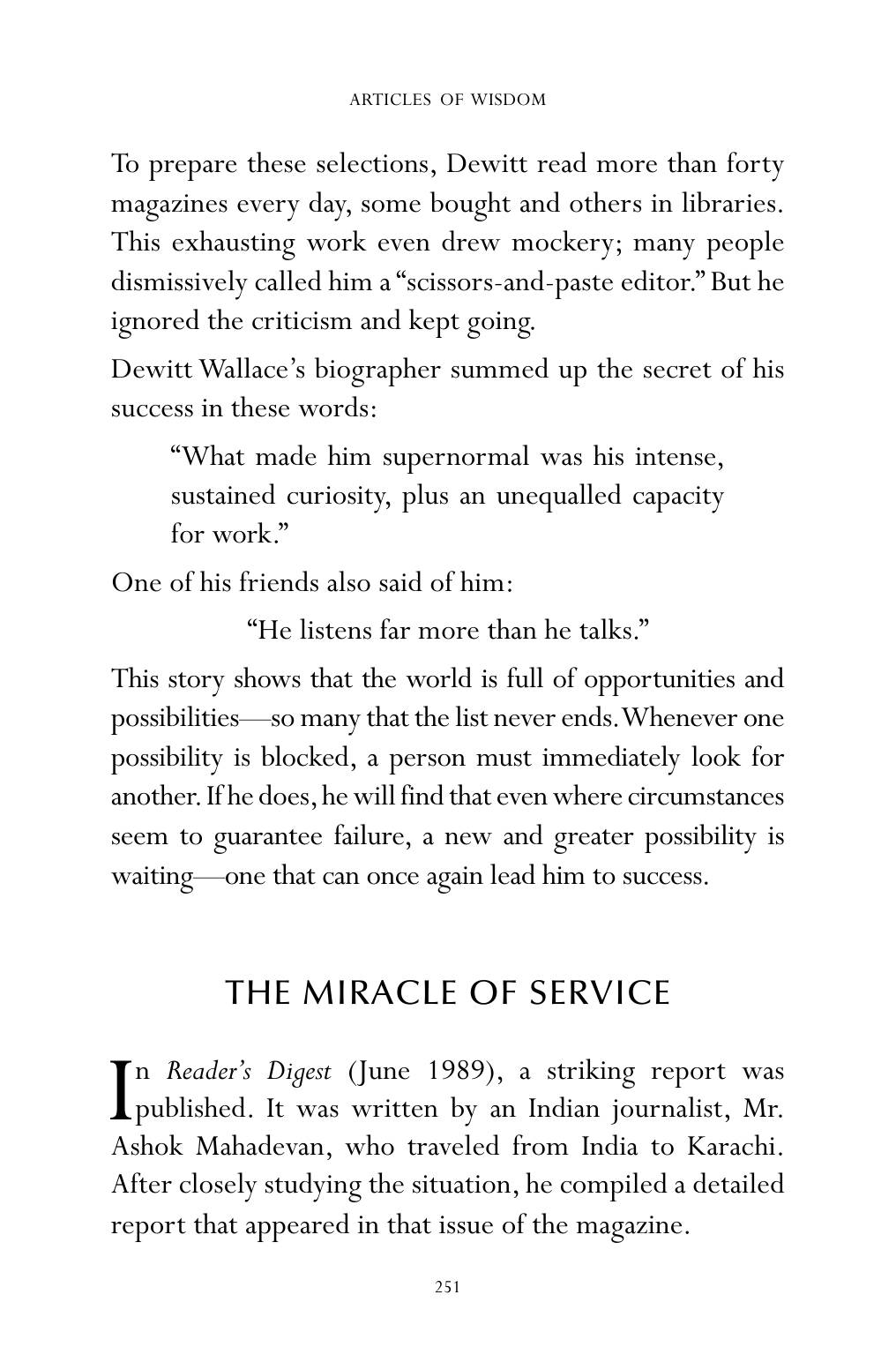 The printed page