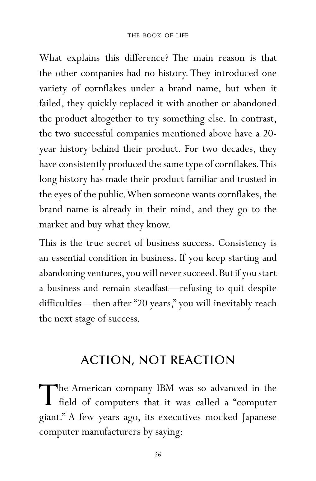 The printed page