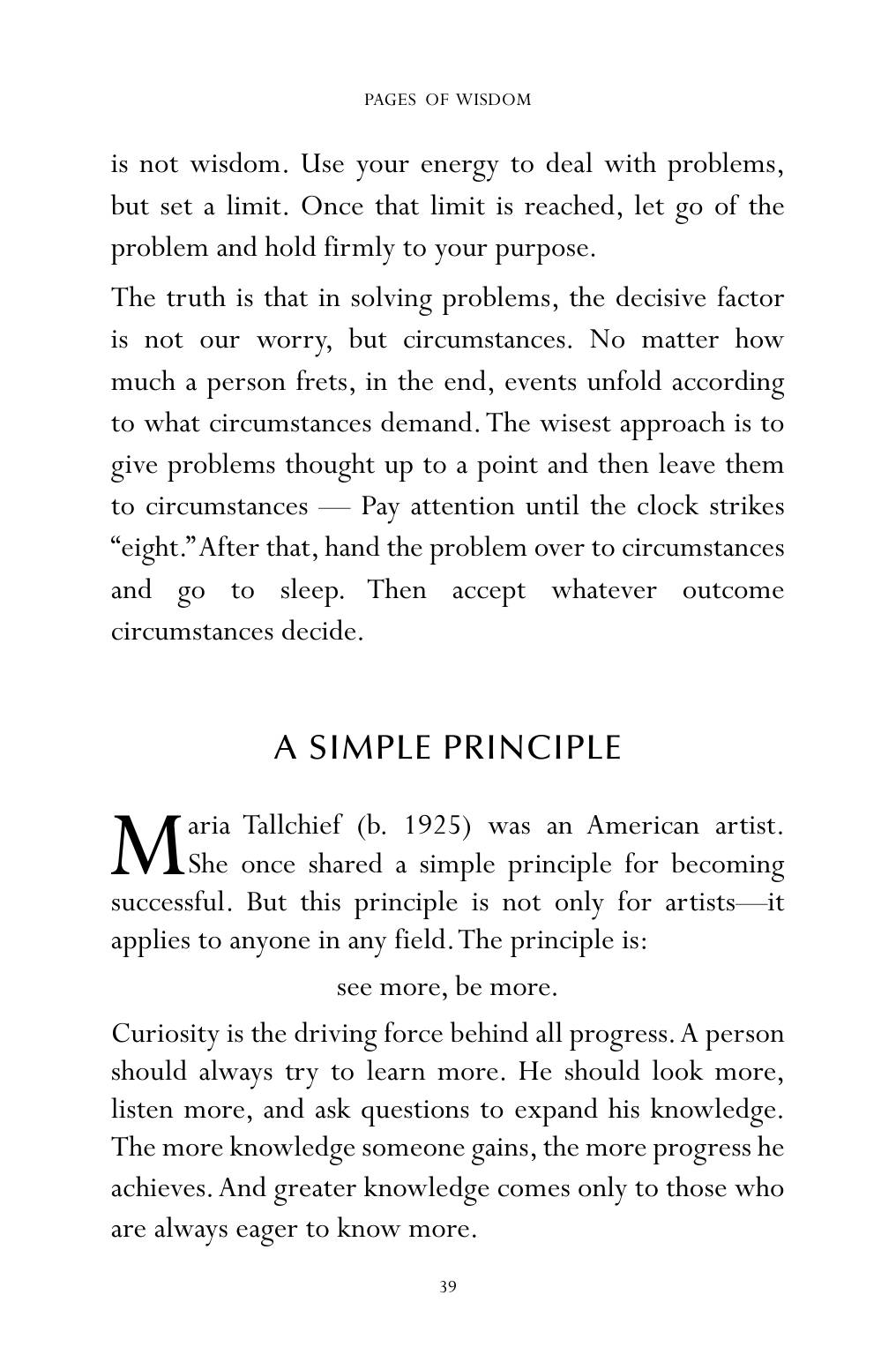 The printed page