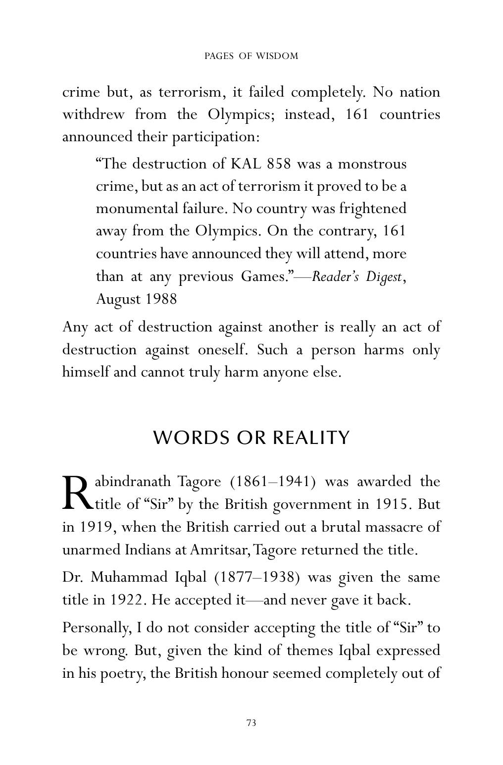 The printed page