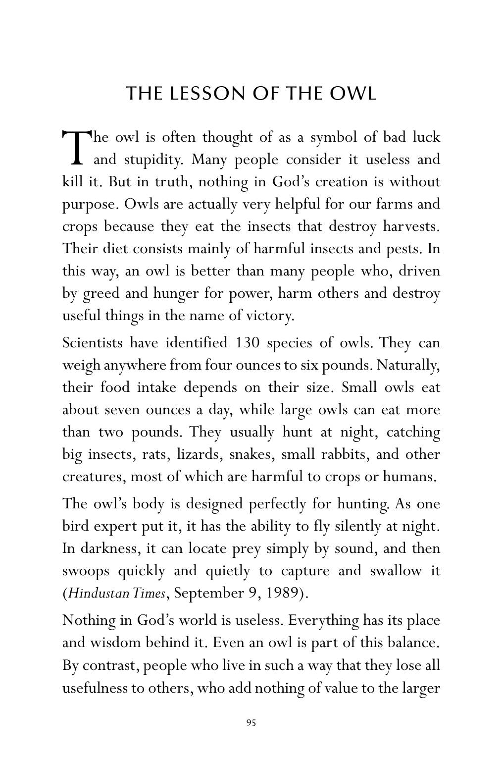 The printed page