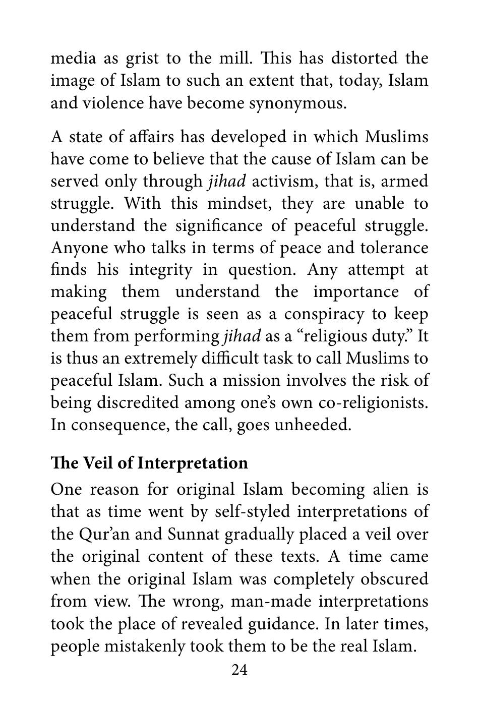 The printed page