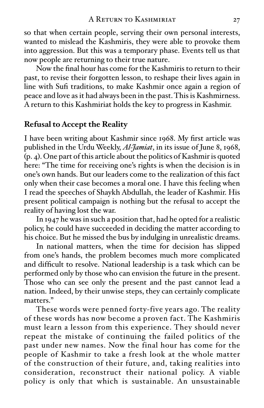 The printed page