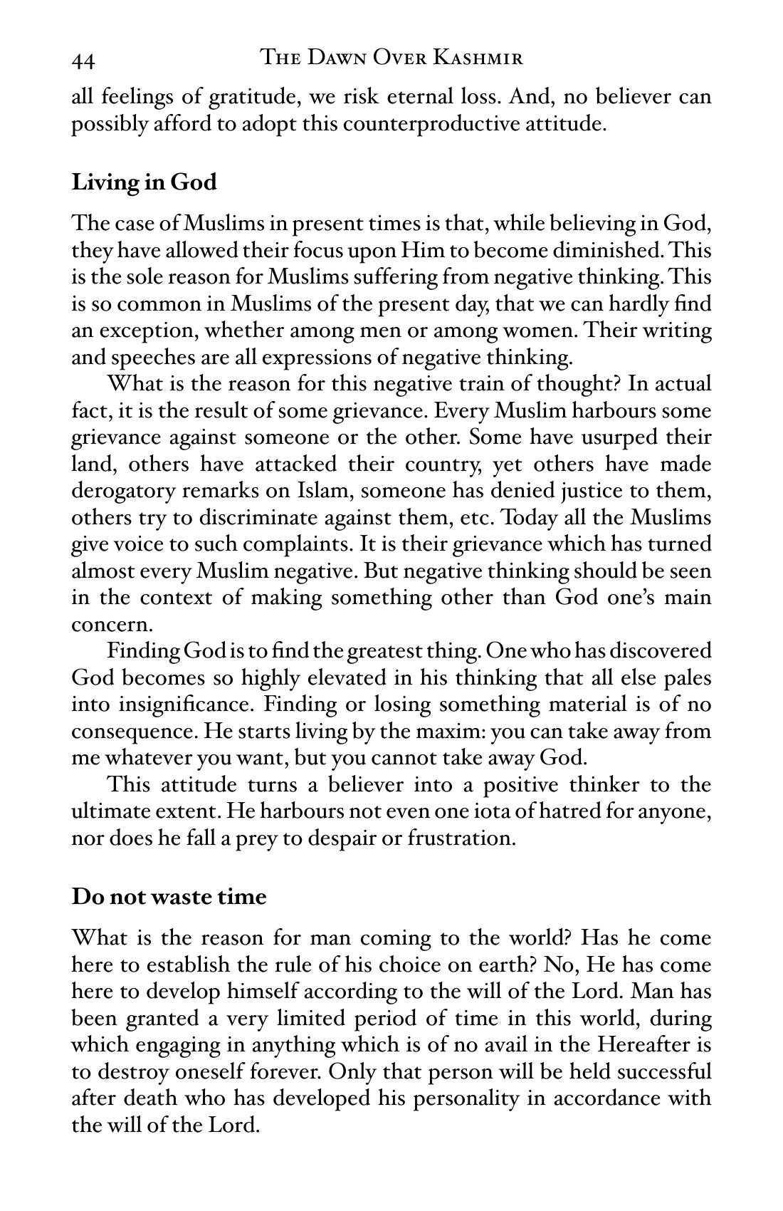 The printed page