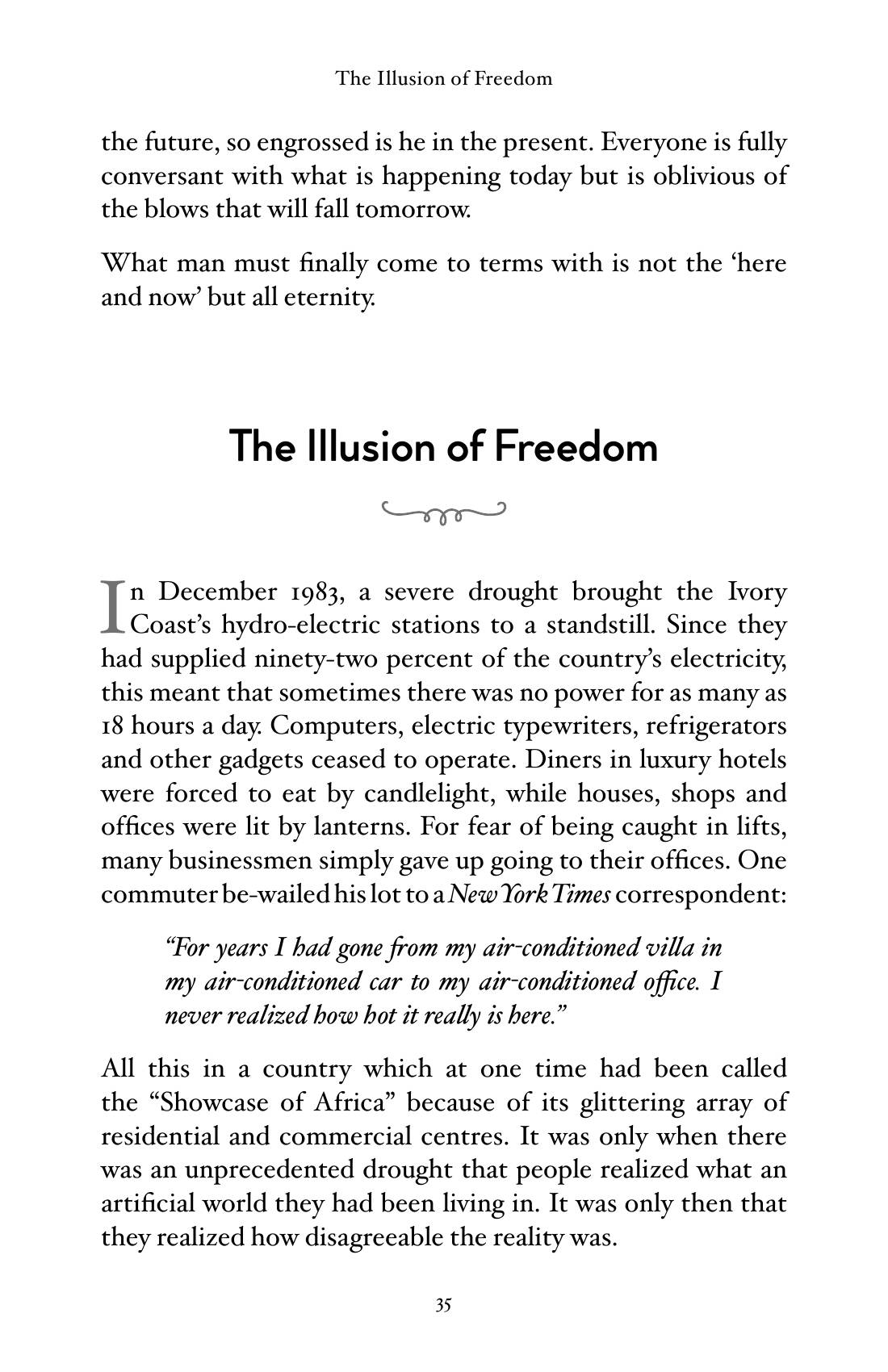 The printed page