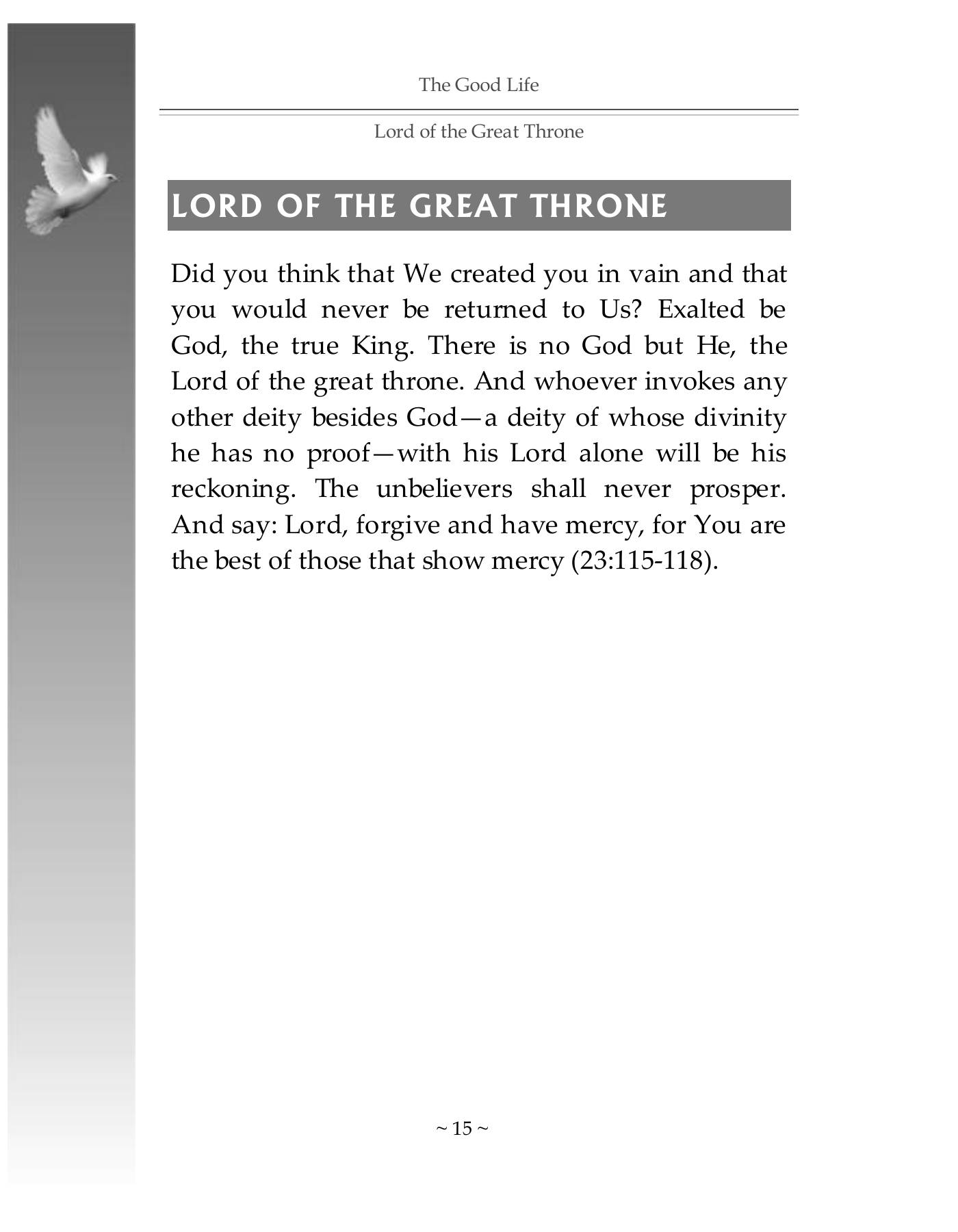 The printed page