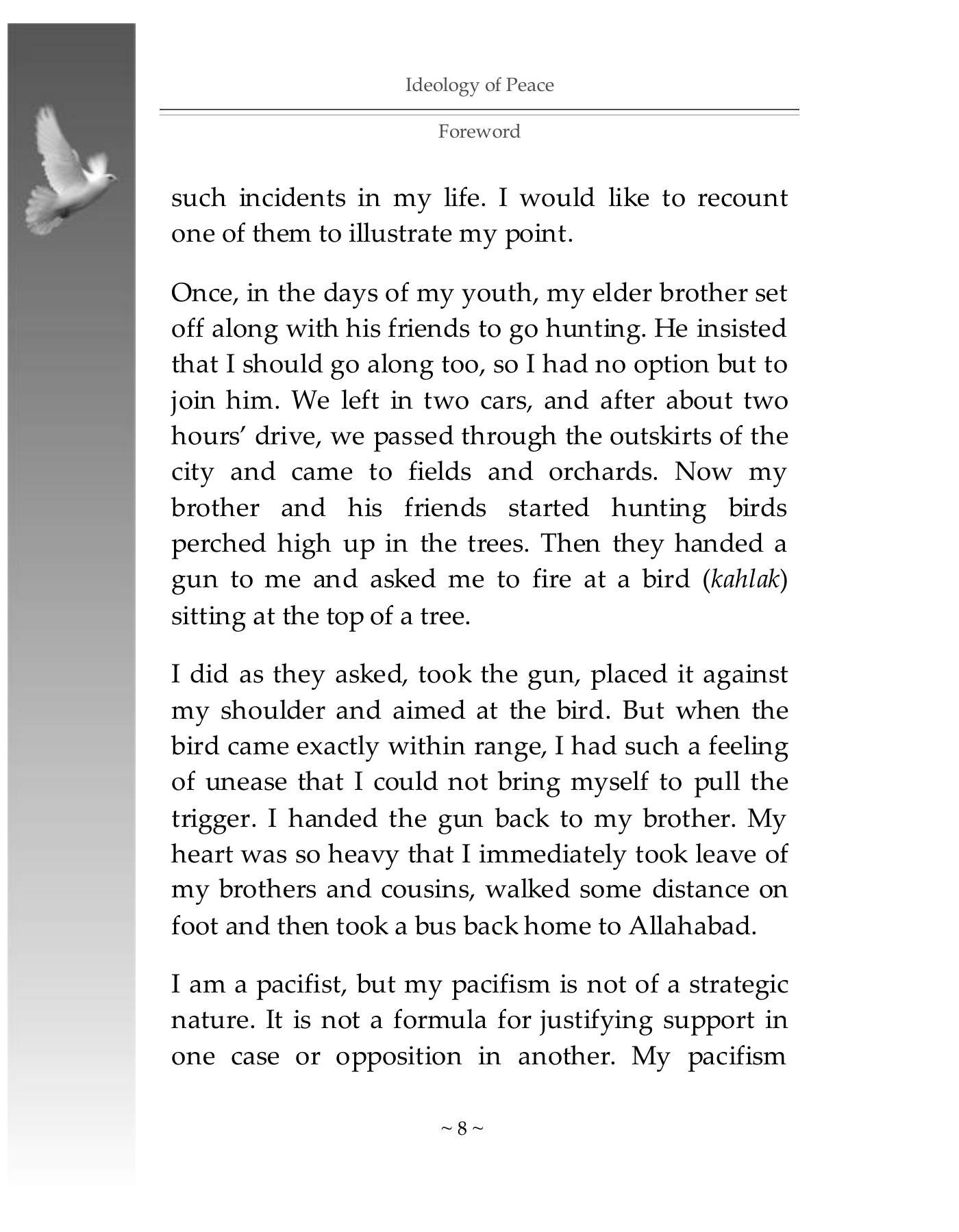 The printed page
