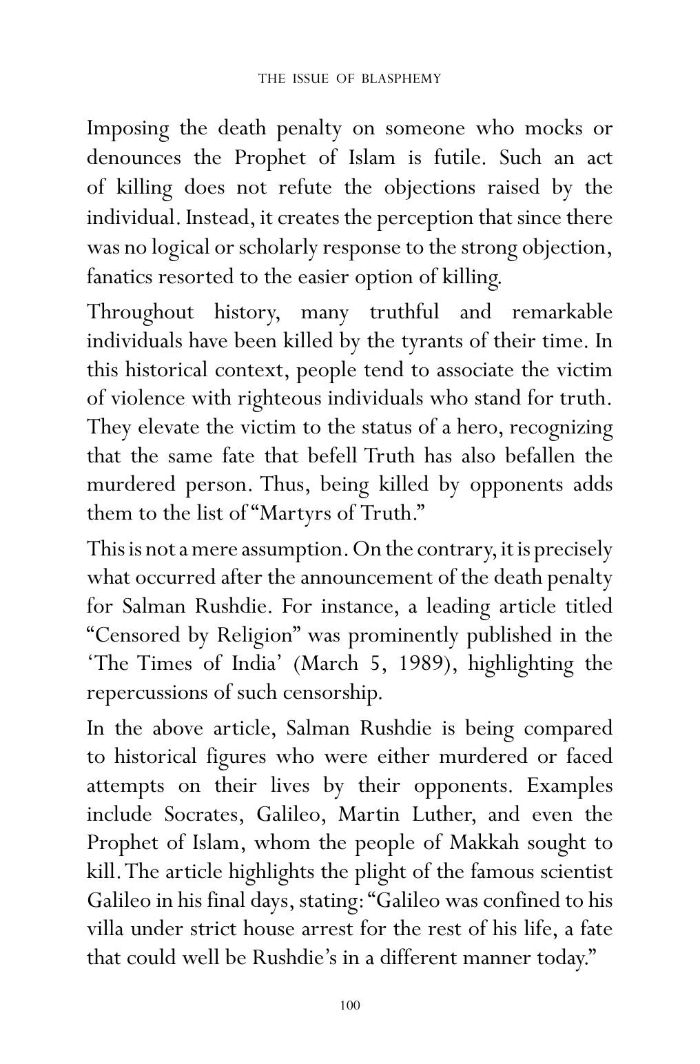 The printed page