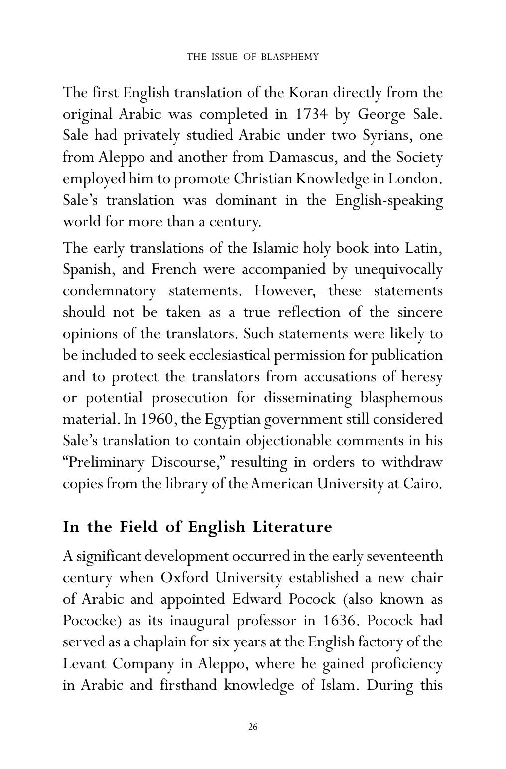 The printed page