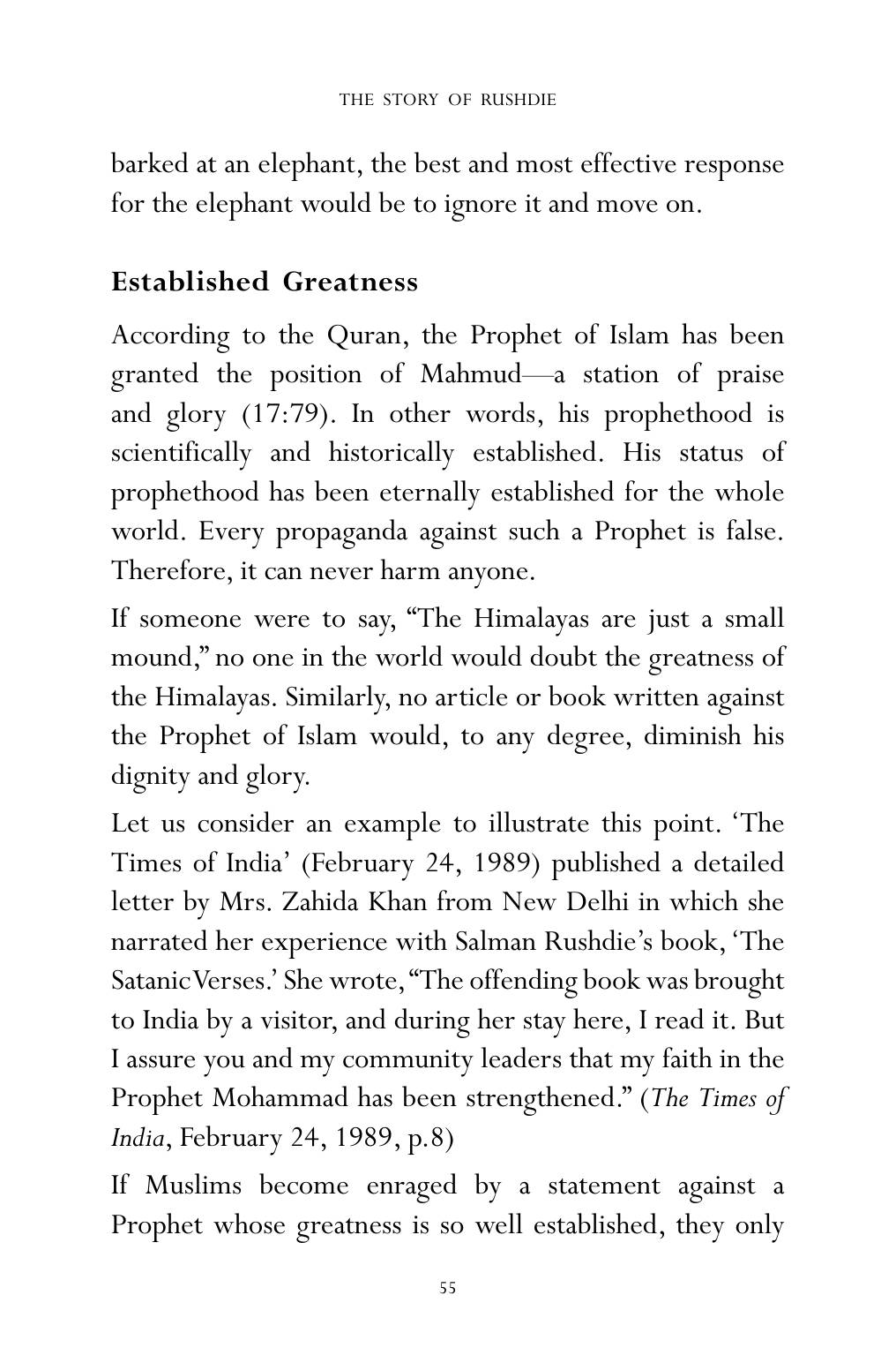 The printed page
