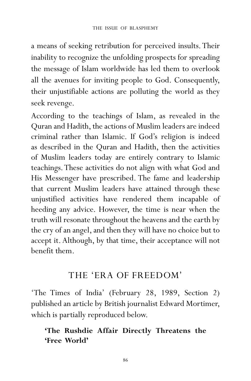 The printed page