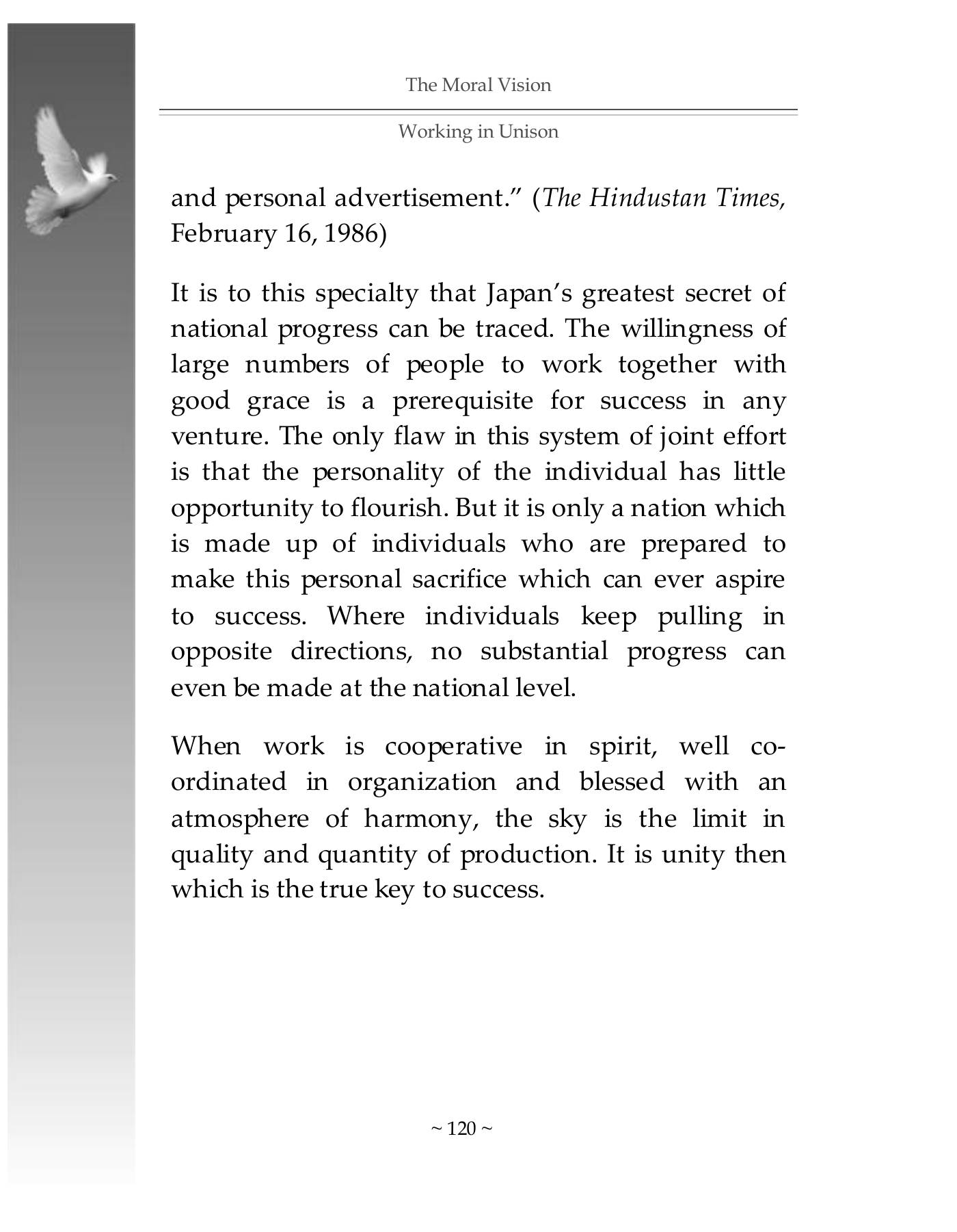 The printed page