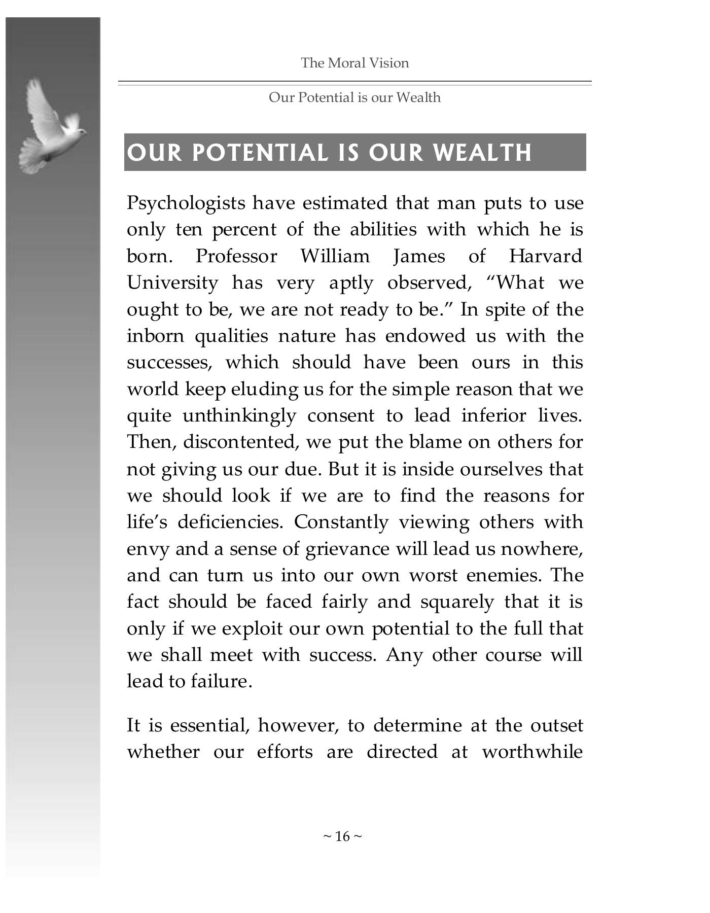 The printed page
