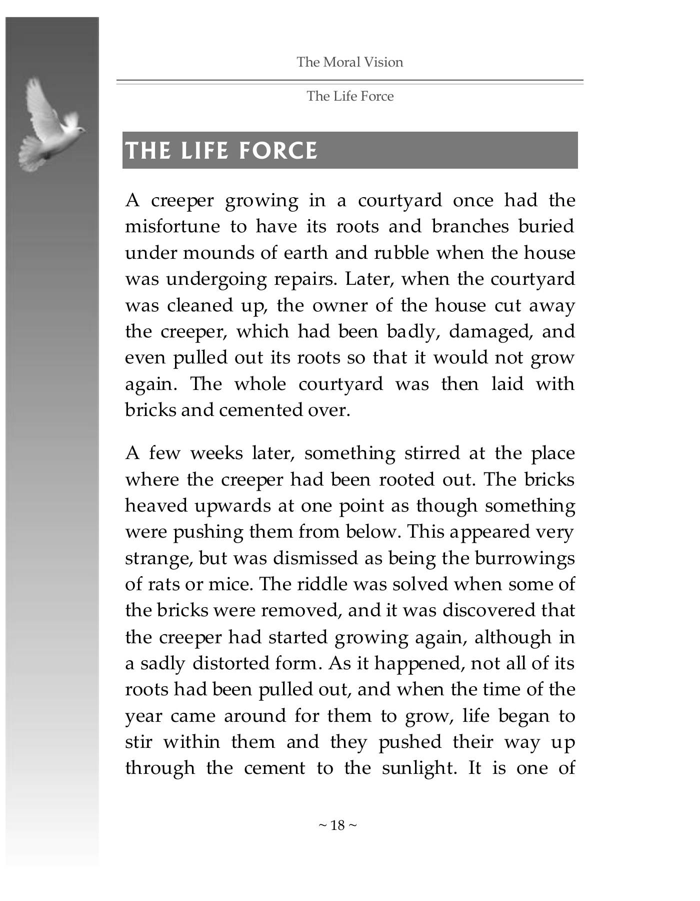 The printed page