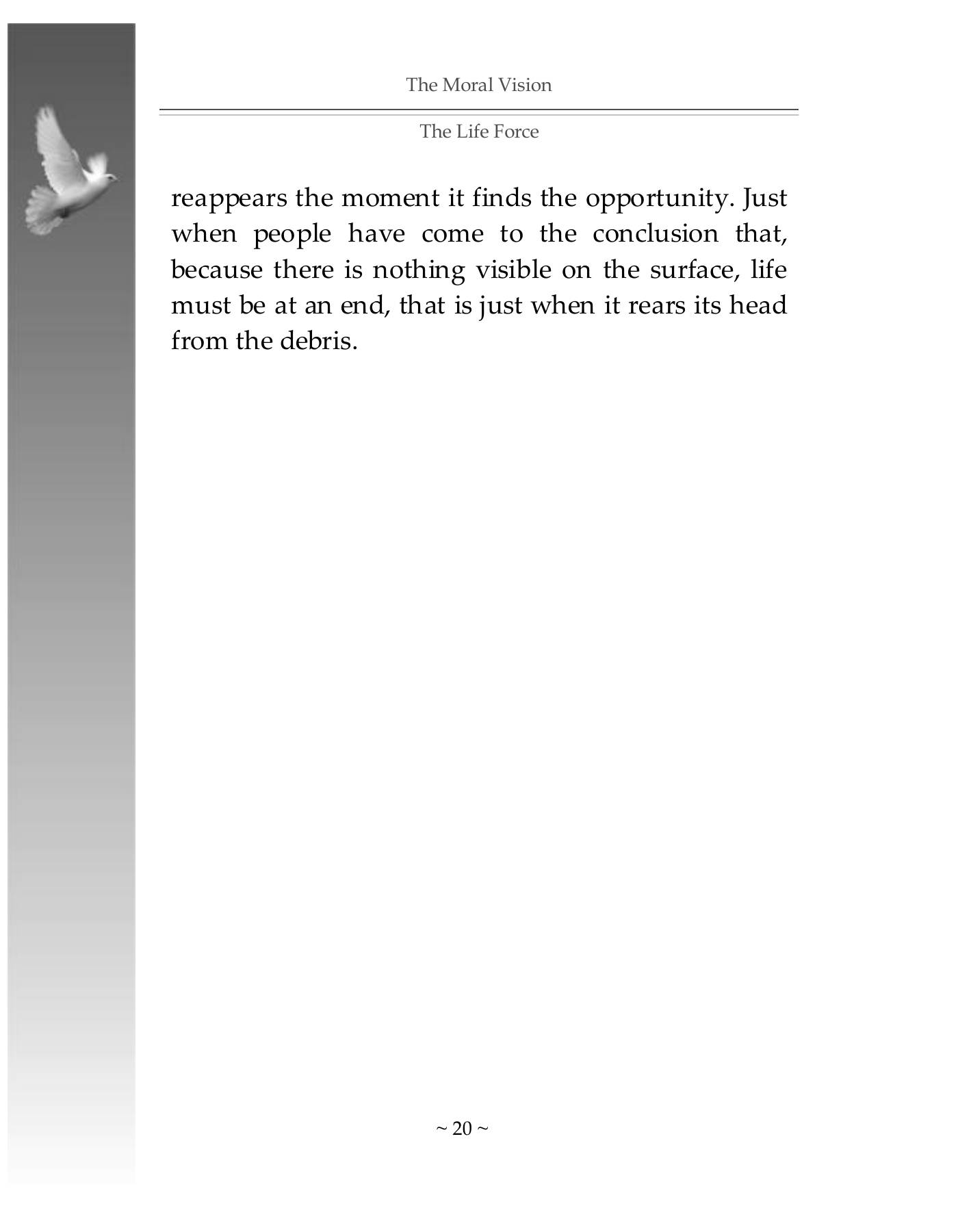 The printed page