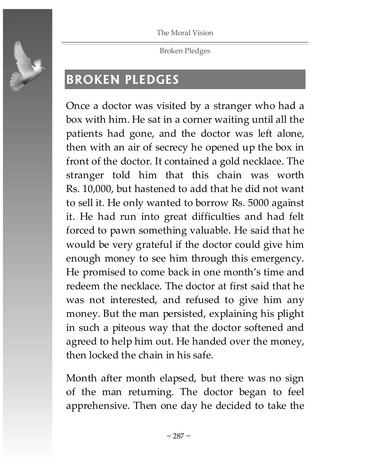 The printed page