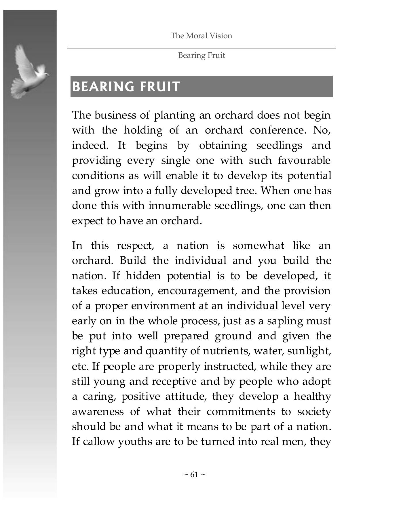 The printed page