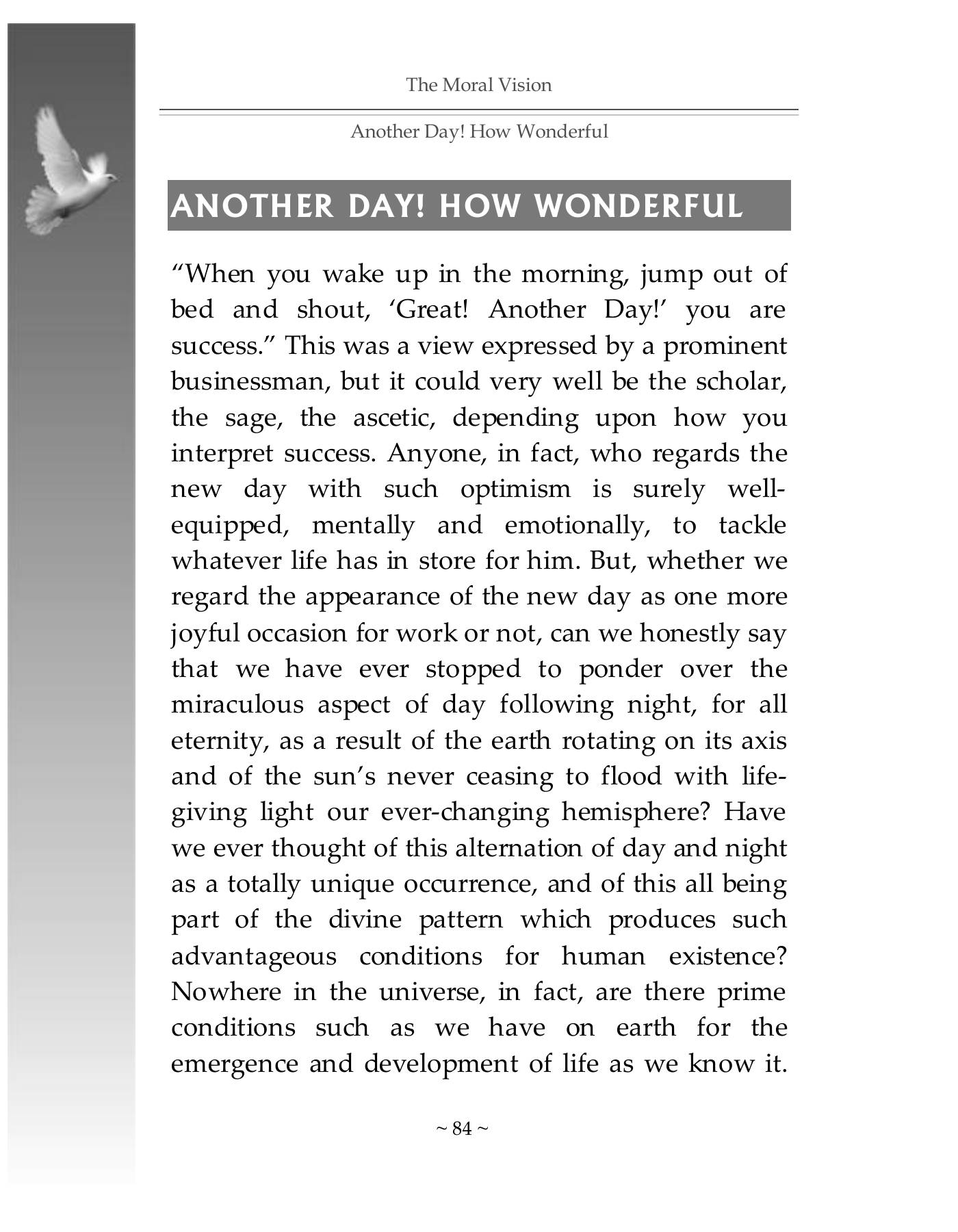The printed page
