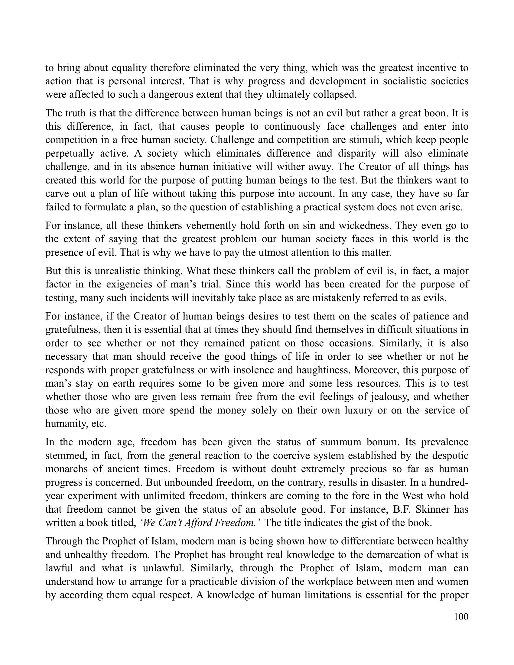 The printed page