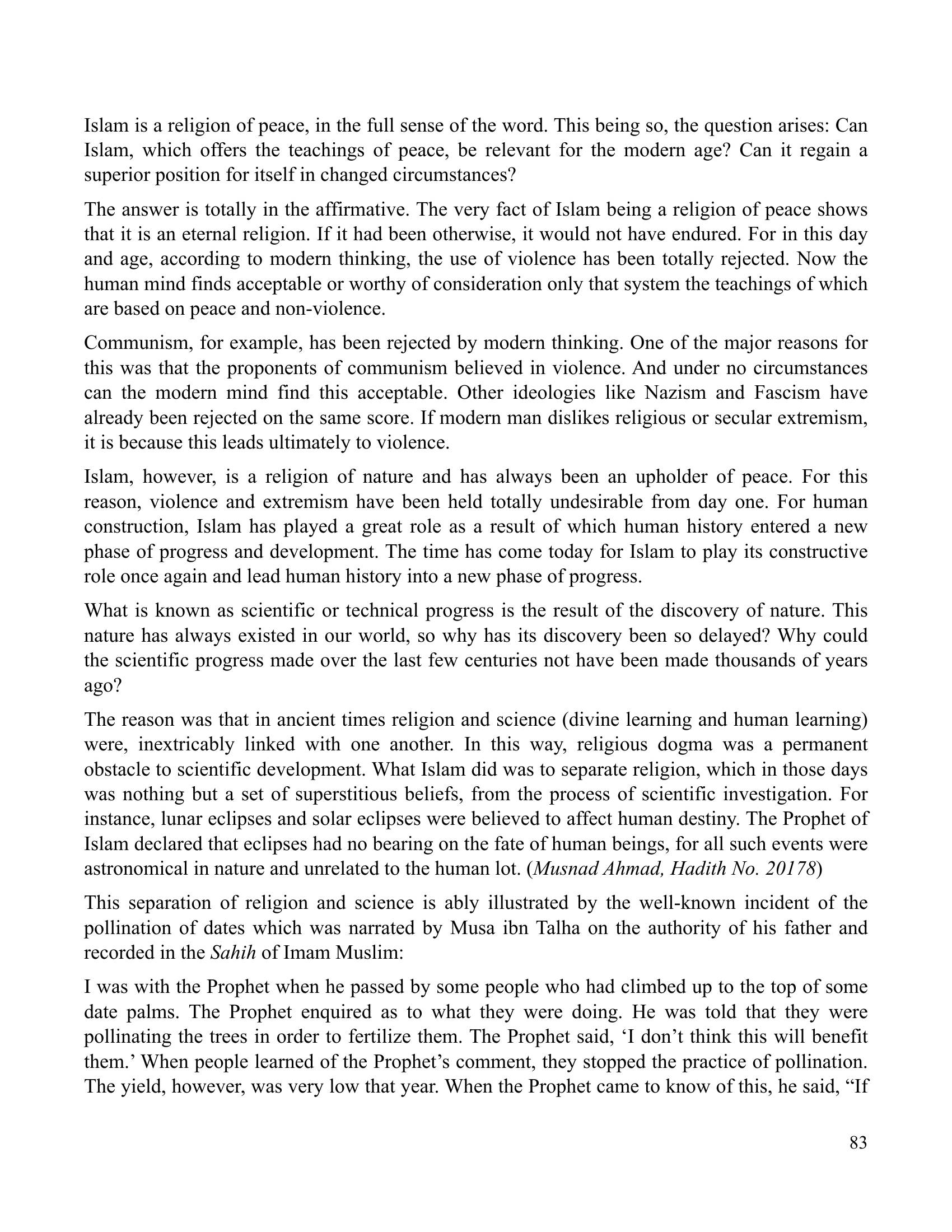 The printed page