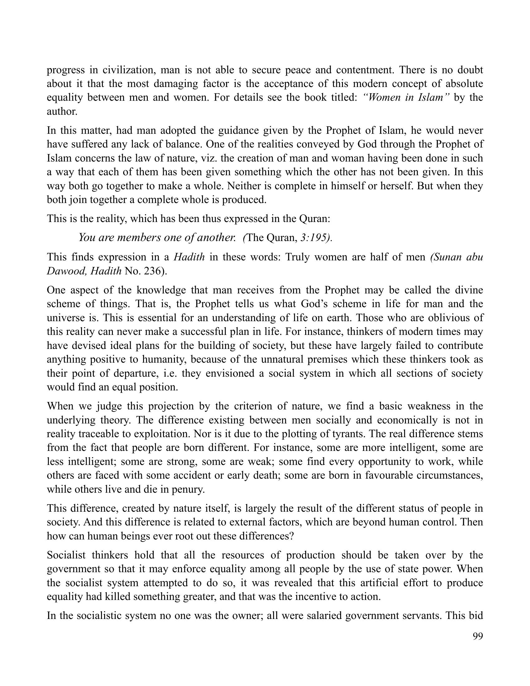 The printed page