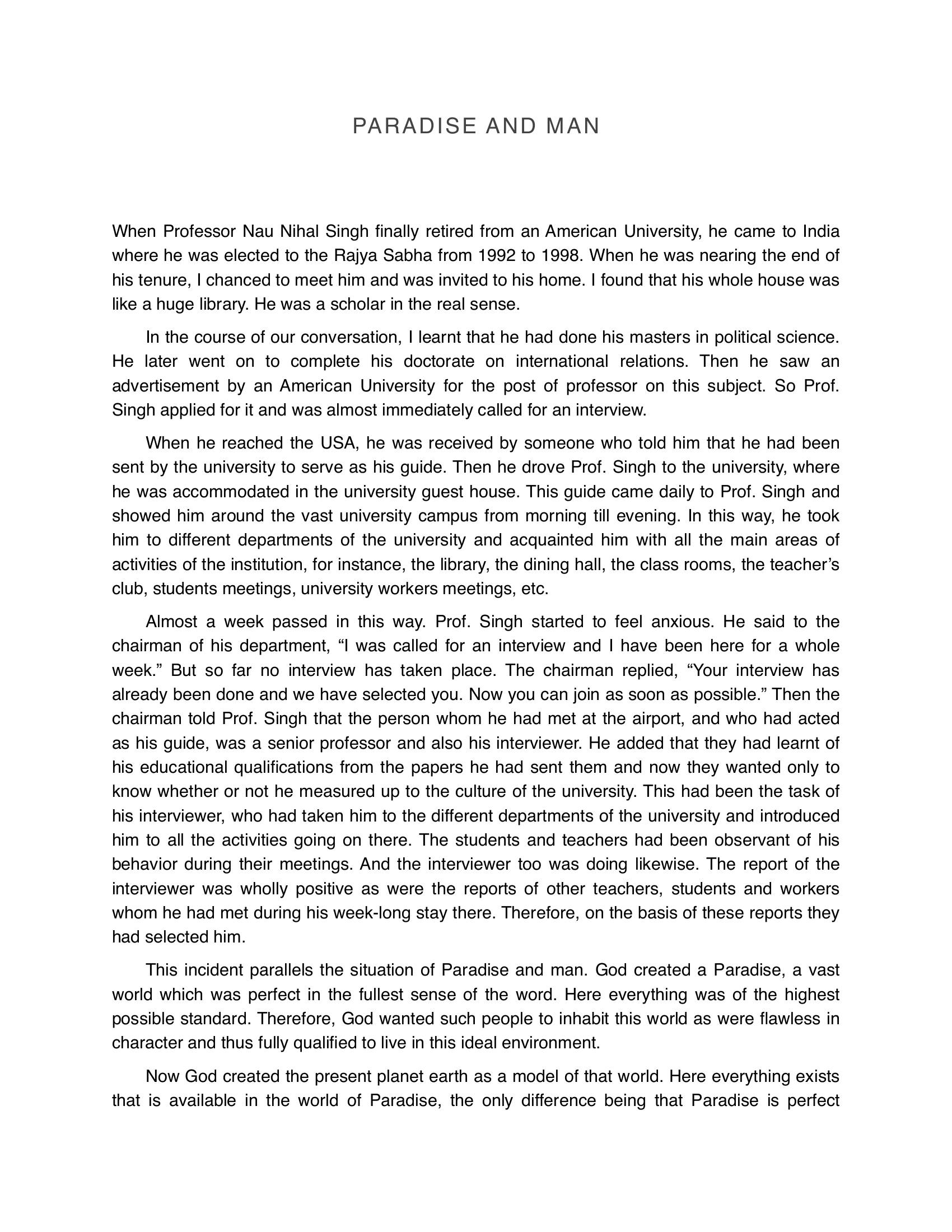 The printed page