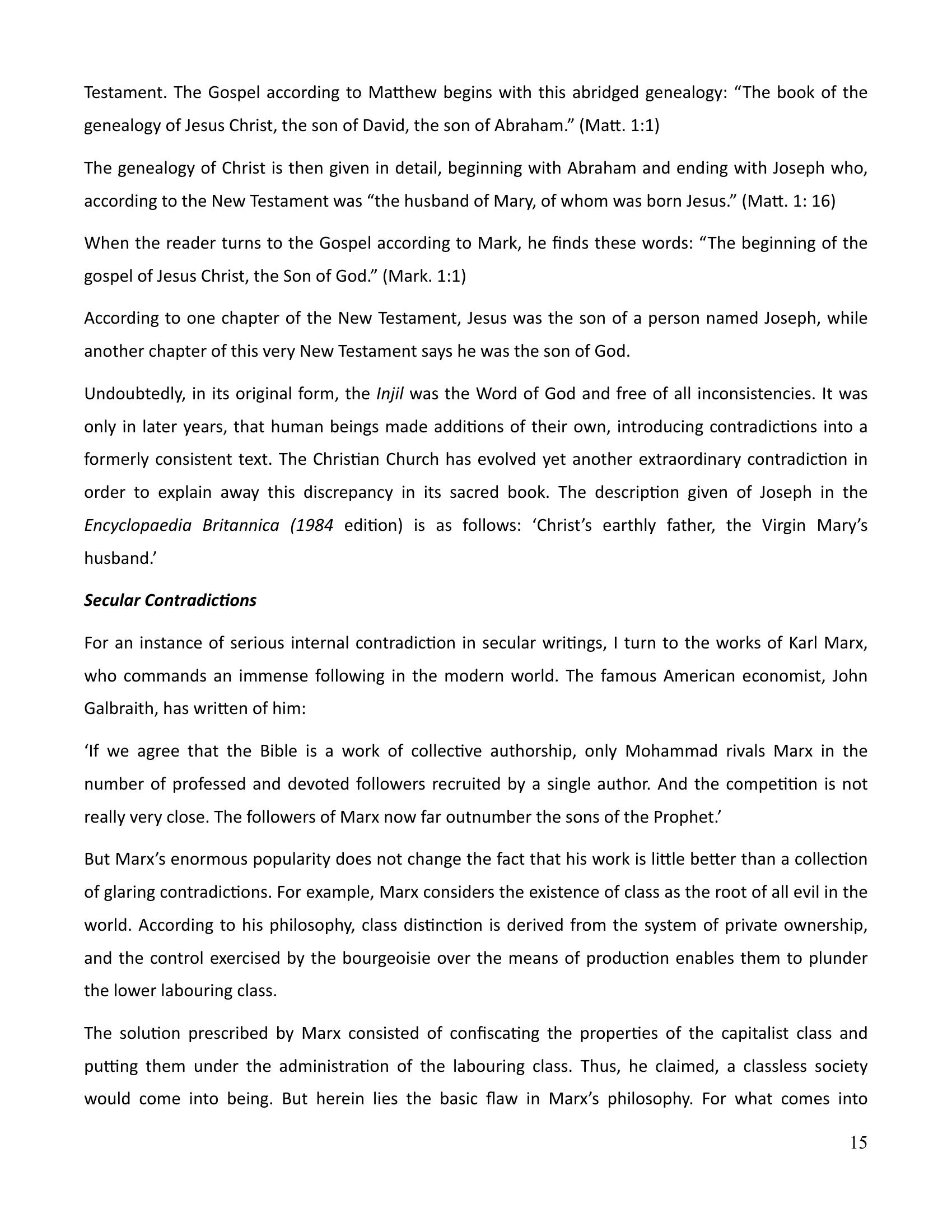 The printed page