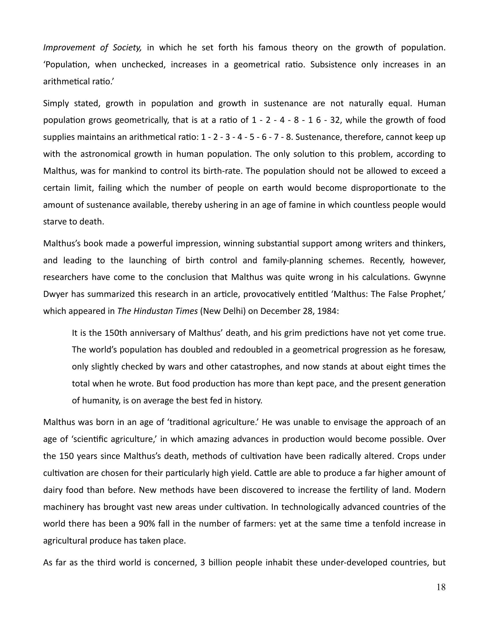 The printed page