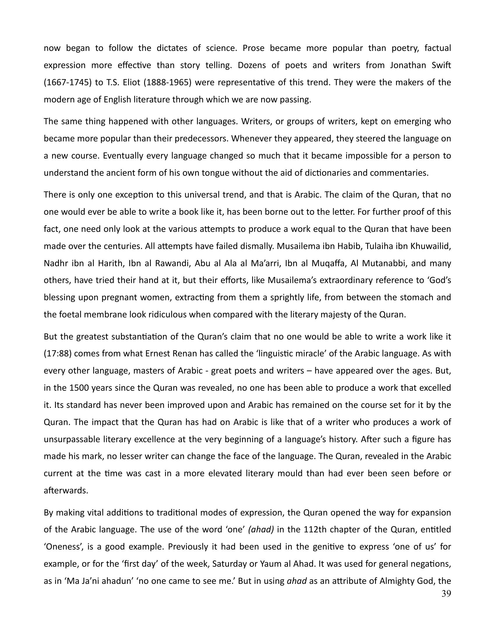 The printed page