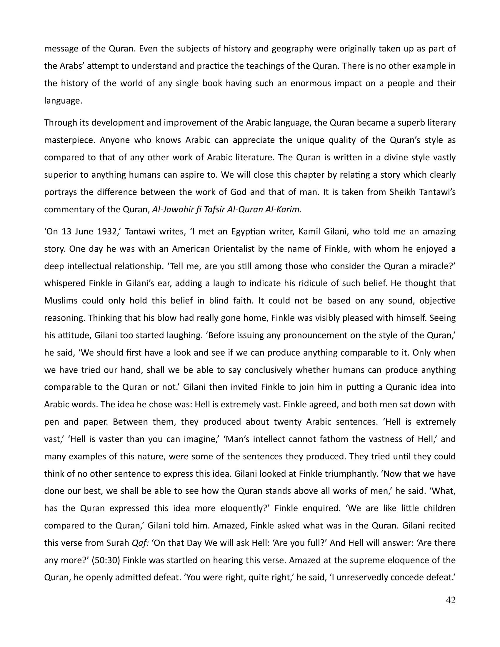 The printed page