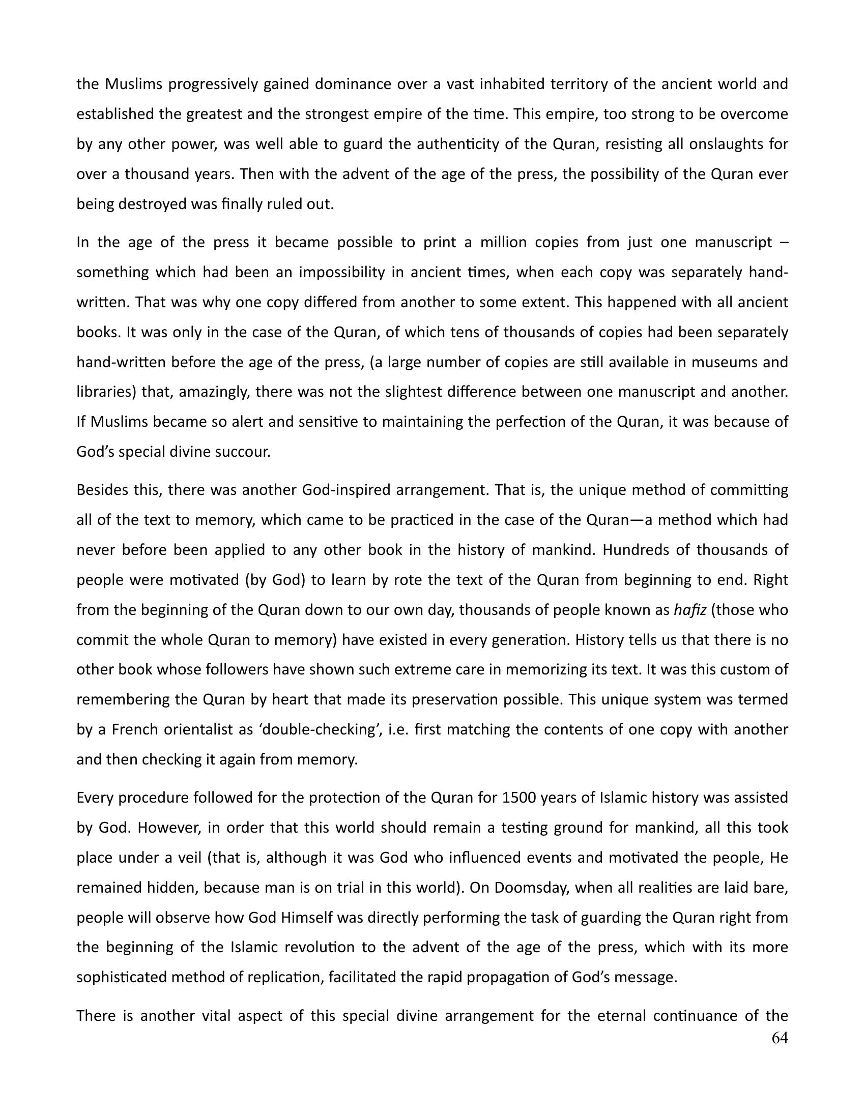 The printed page