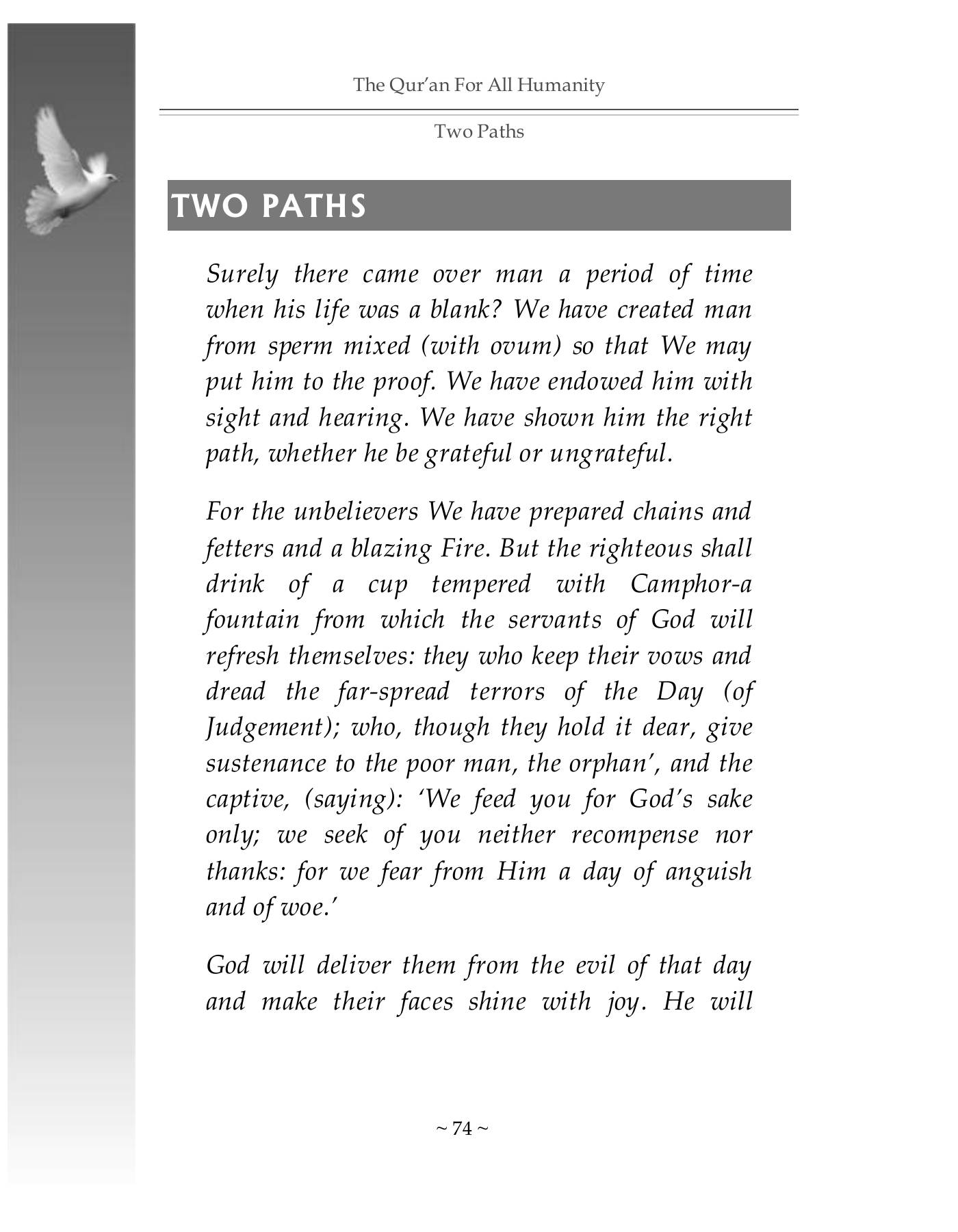 The printed page