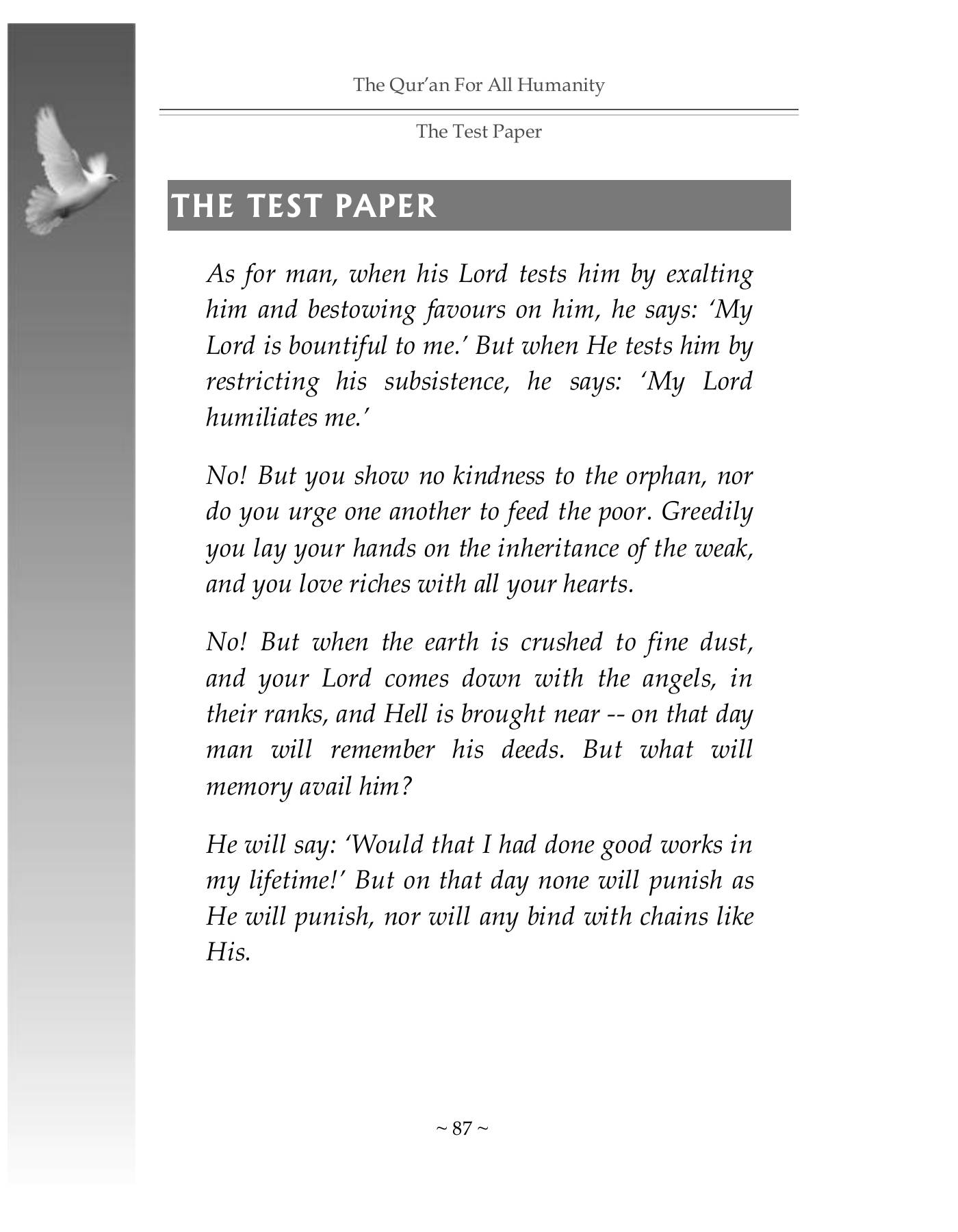 The printed page