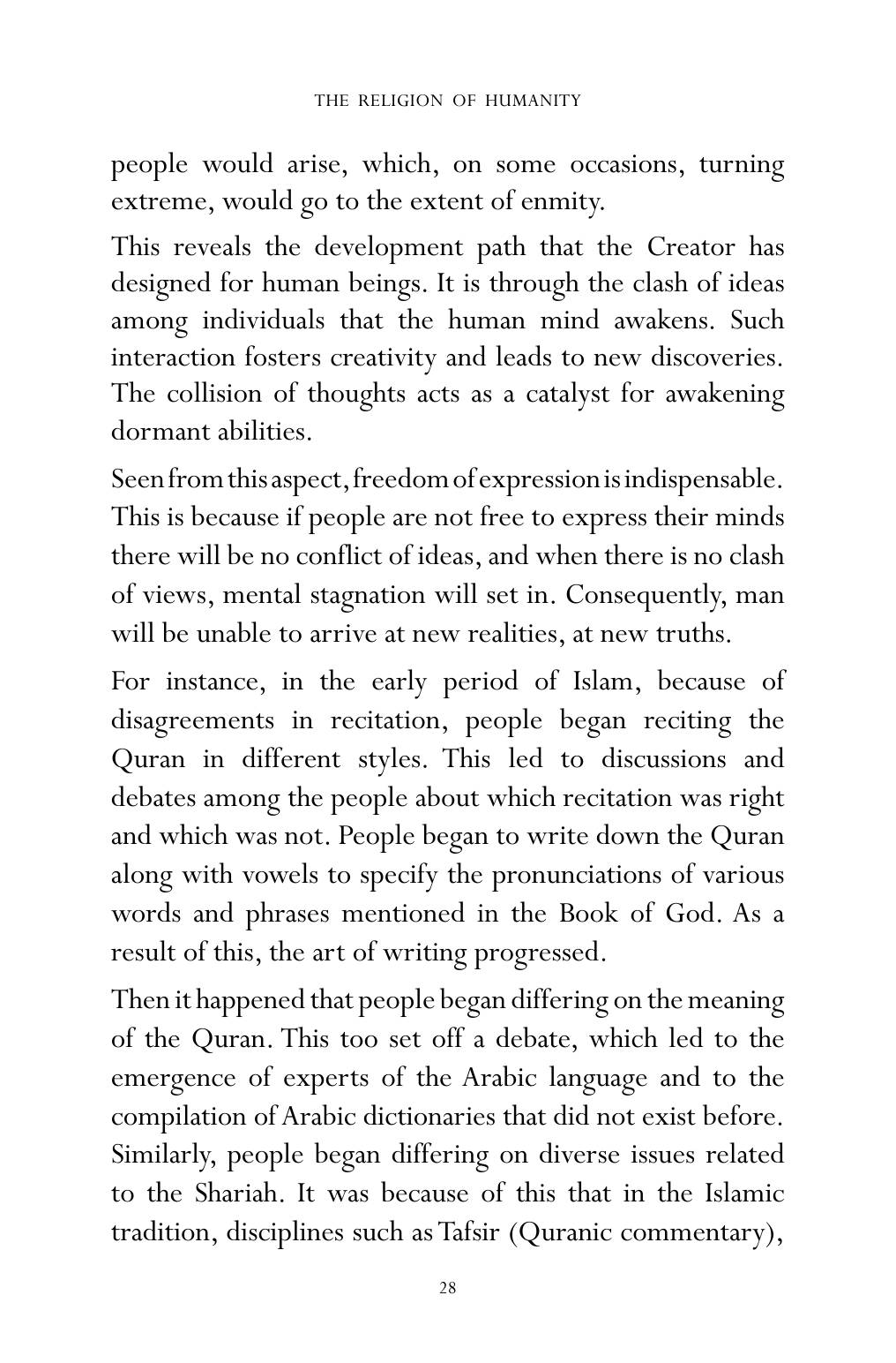 The printed page
