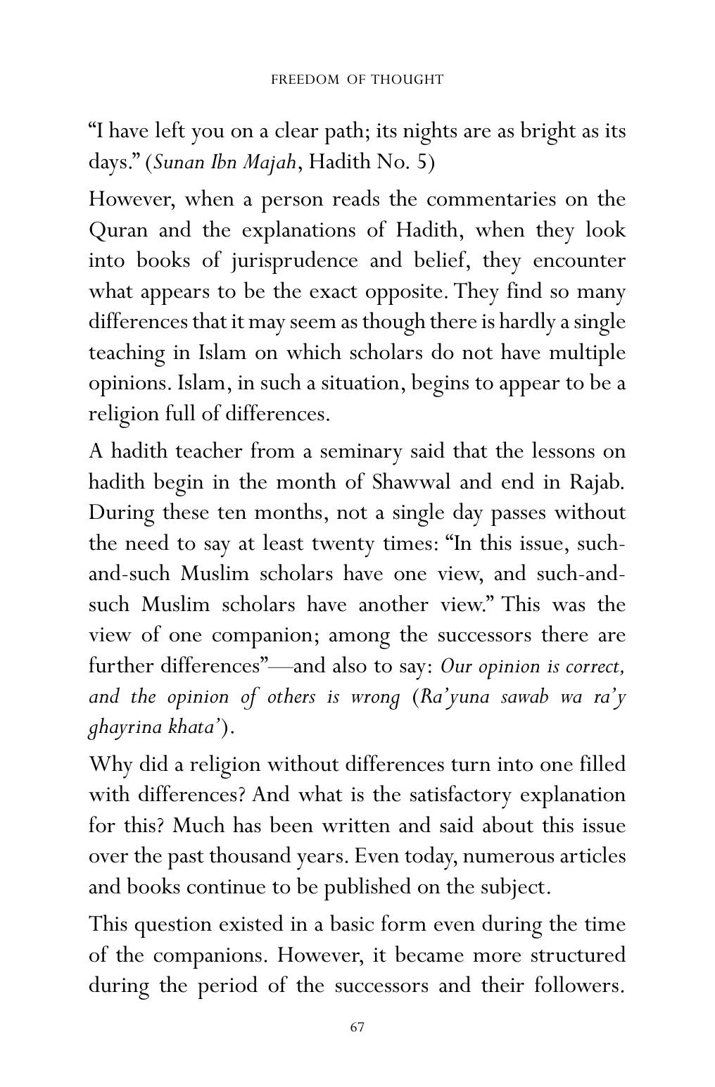 The printed page