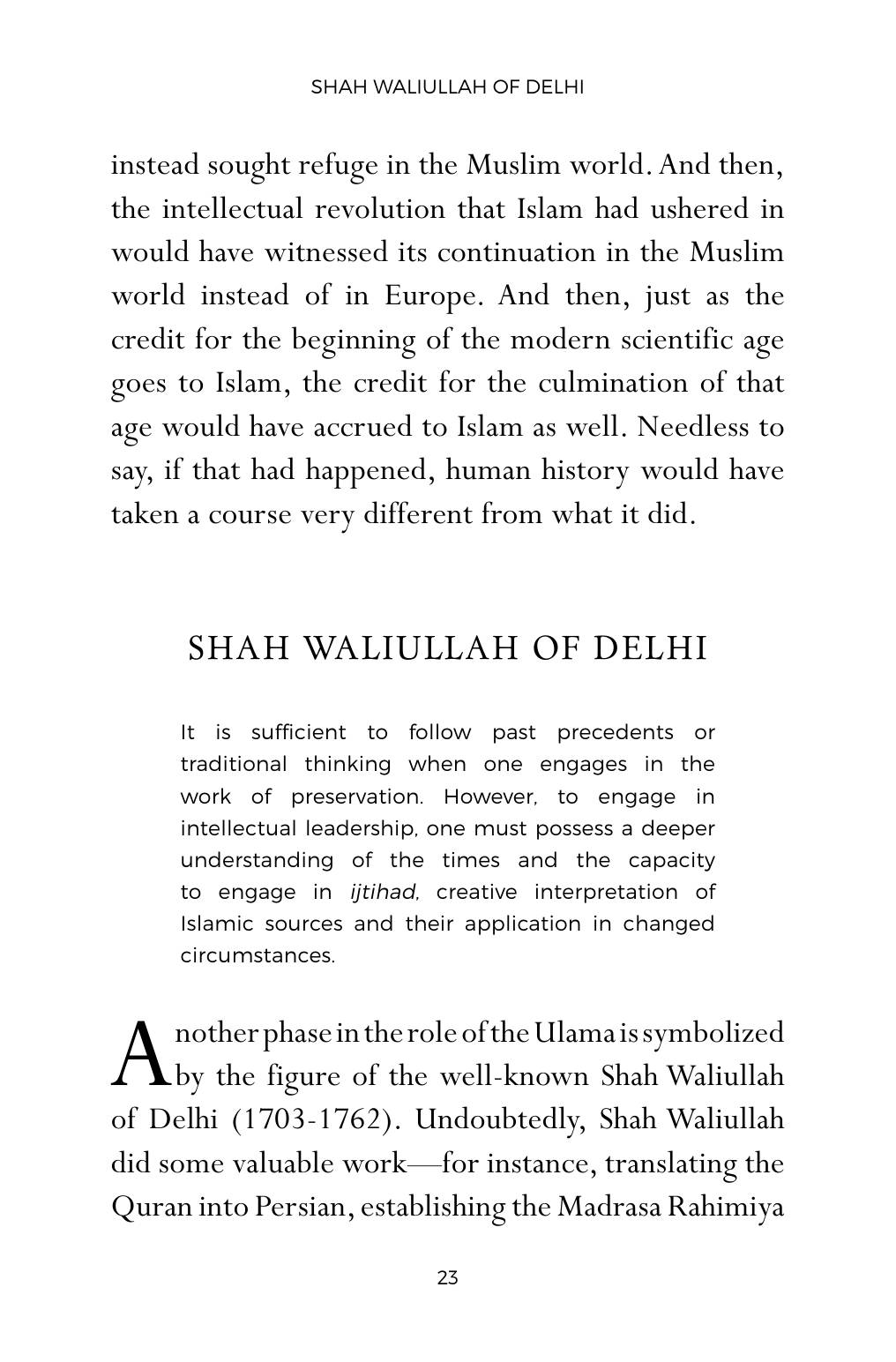 The printed page